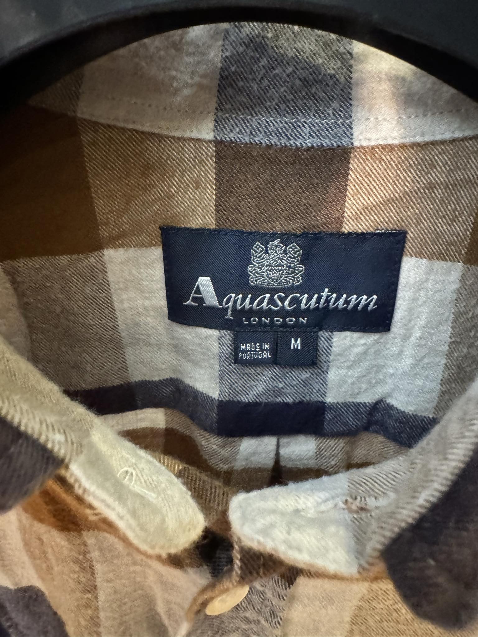 Aquascutum Aquascutum Flannel Checked Pattern Shirt M Size US M / EU 48-50 / 2 - 2 Thumbnail