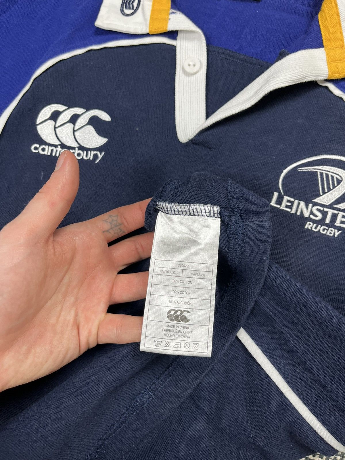 Canterbury of New Zealand 2007 Leinster rugby Canterbury Jersey Size US S / EU 44-46 / 1 - 4 Thumbnail