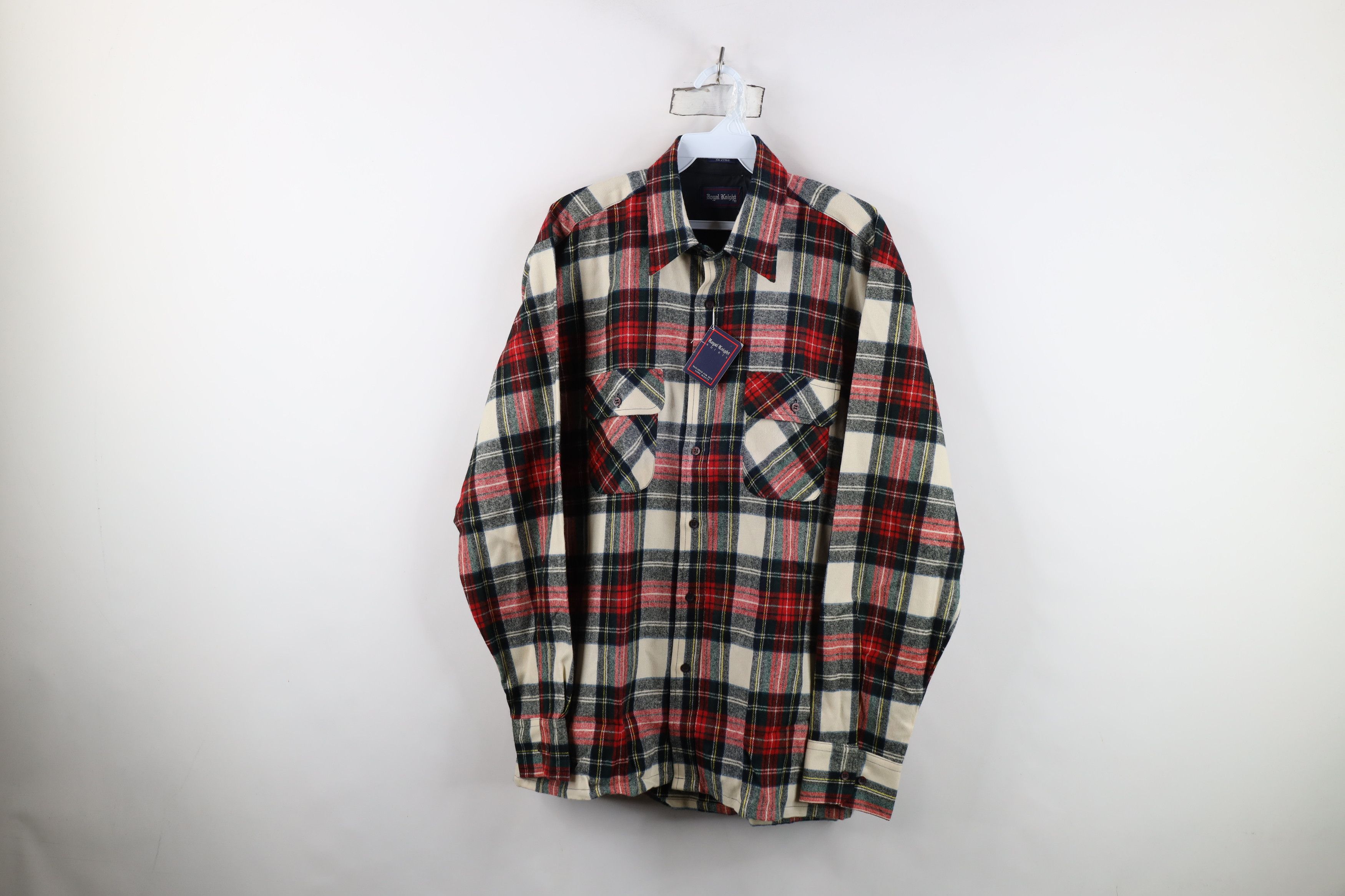 Vintage Deadstock Vintage 70s Streetwear Collared Button Shirt Plaid Size US M / EU 48-50 / 2 - 1 Thumbnail