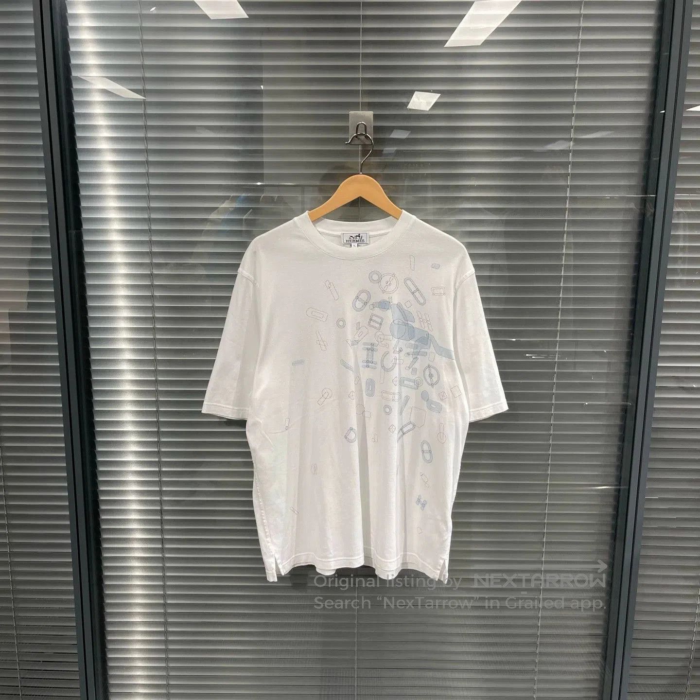 Hermes Multi-Print Short Sleeve T-Shirt - XL. Size US XL / EU 56 / 4 - 1 Thumbnail