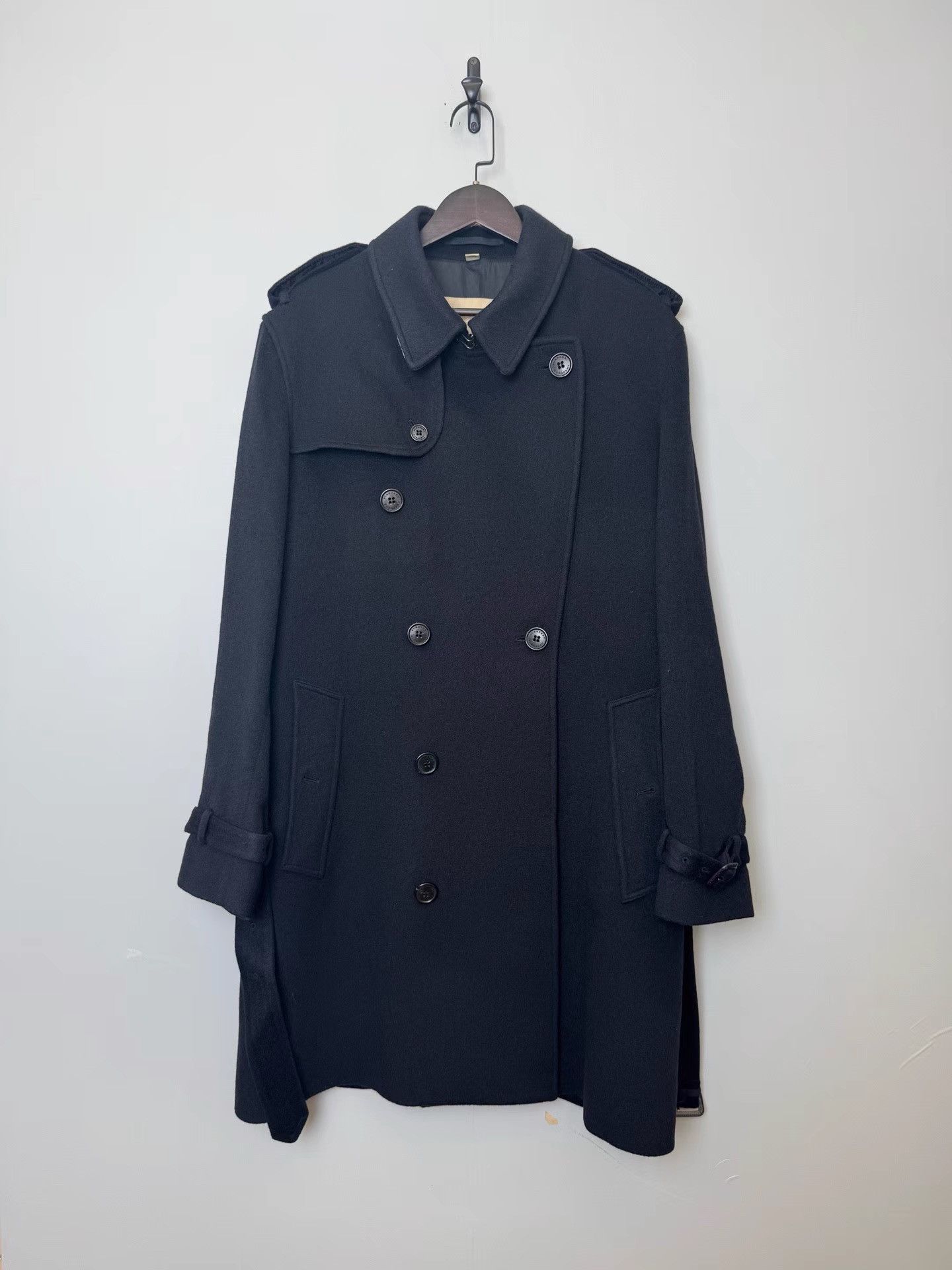 Burberry Burberry 100% Cashmere Lapel Coat K36 Size US L / EU 52-54 / 3 - 1 Thumbnail