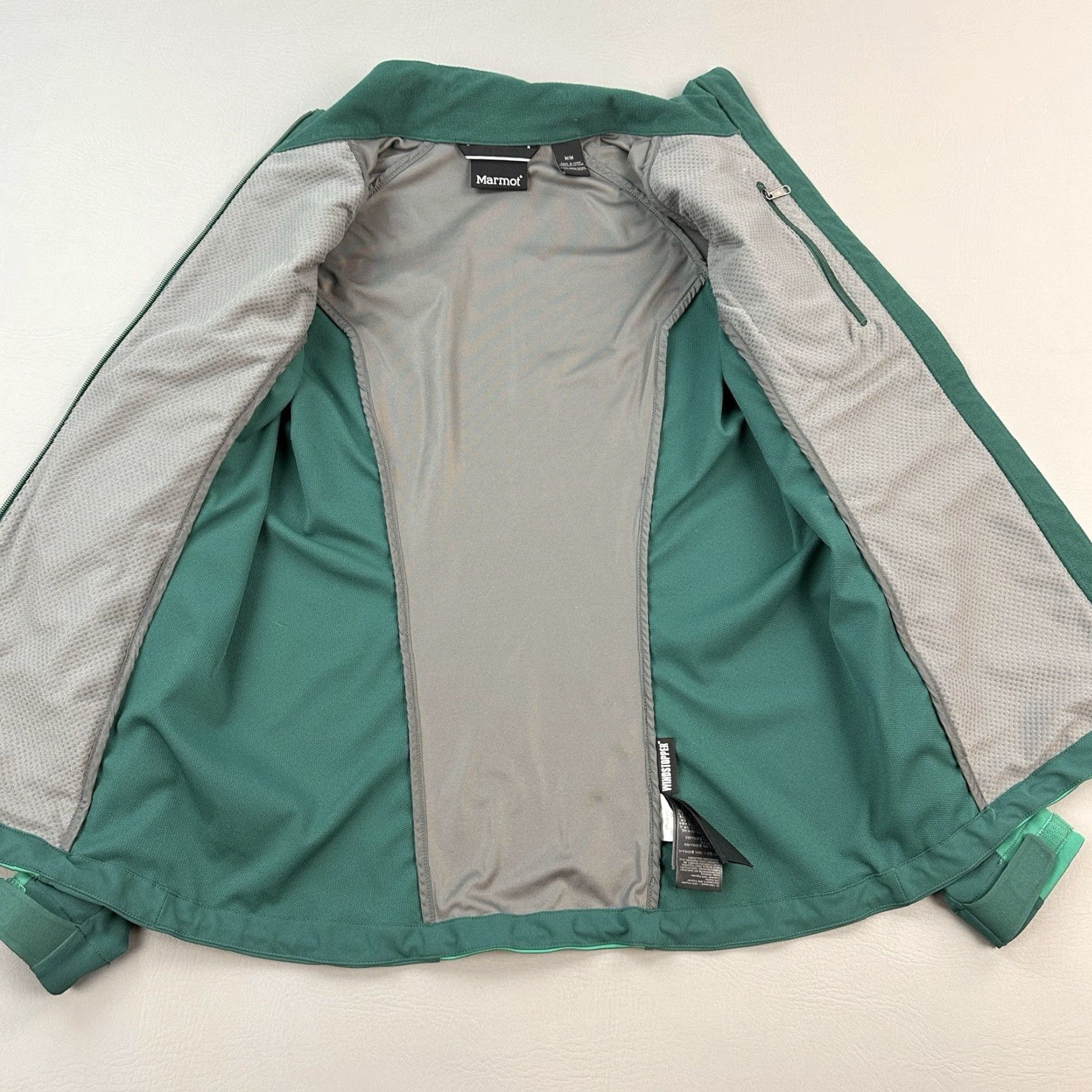 Marmot Marmot Leadville Jacket Women's Medium Green Colorblock Soft Shell Windstopper Jacket (M) Womens Windbreaker Fall Spring Winter Regular Size M / US 6-8 / IT 42-44 - 7 Thumbnail