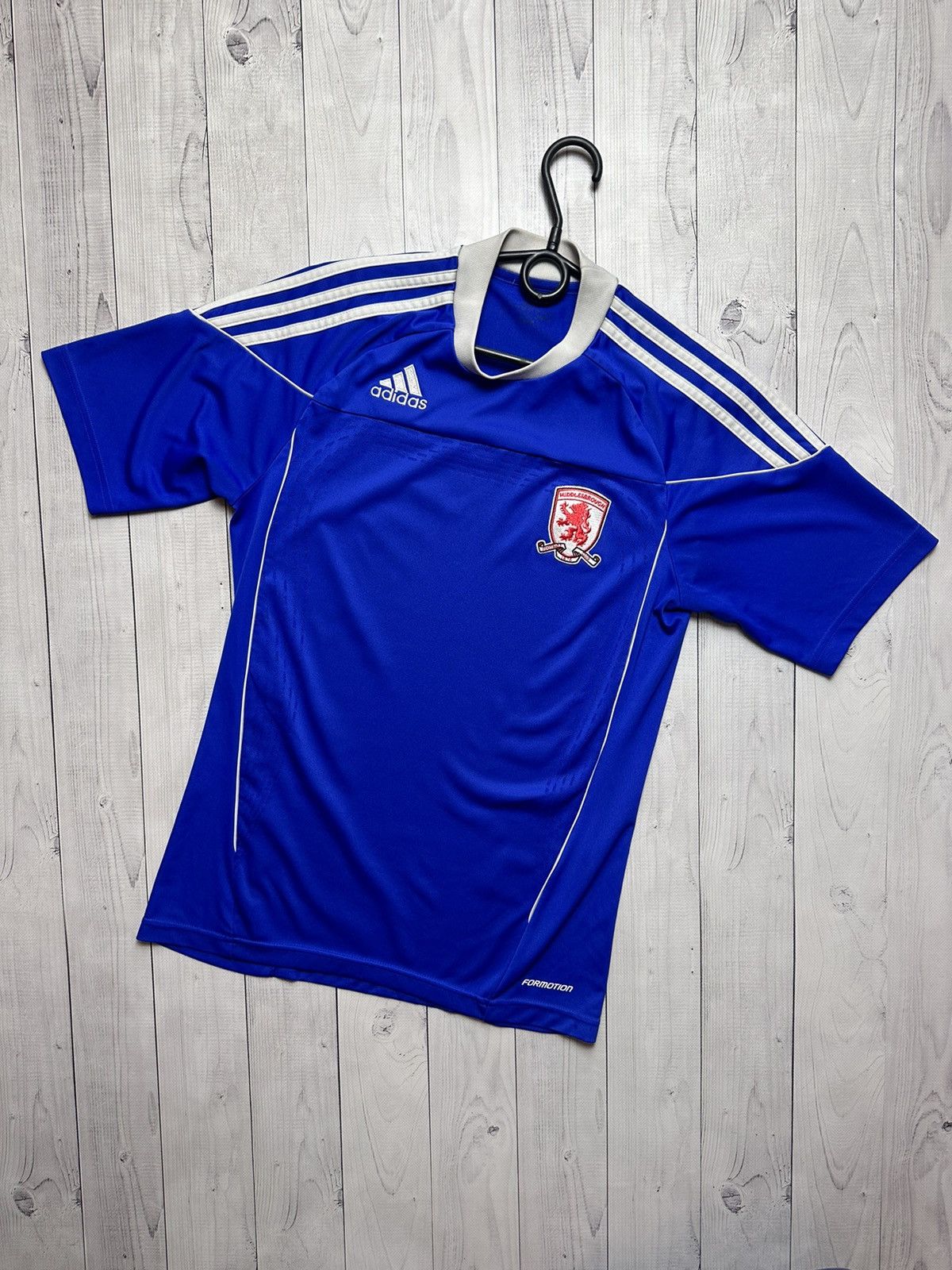 Adidas × Vintage Vintage adidas Soccer jersey size S Middlesbrough blue Size US S / EU 44-46 / 1 - 1 Thumbnail