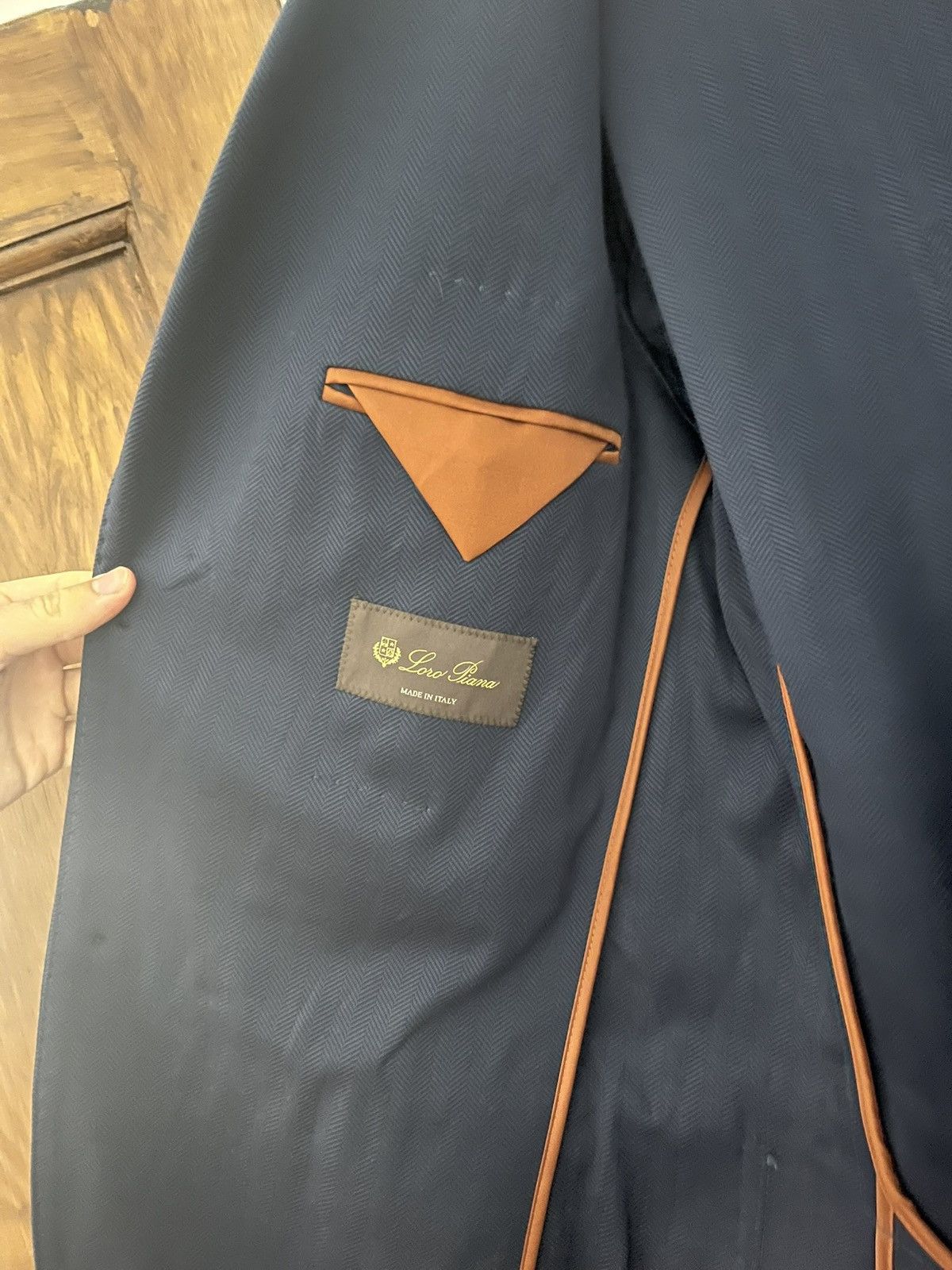 Loro Piana Loro Piana navy cotton blazer uk 38 it 48 Size 38R - 4 Thumbnail