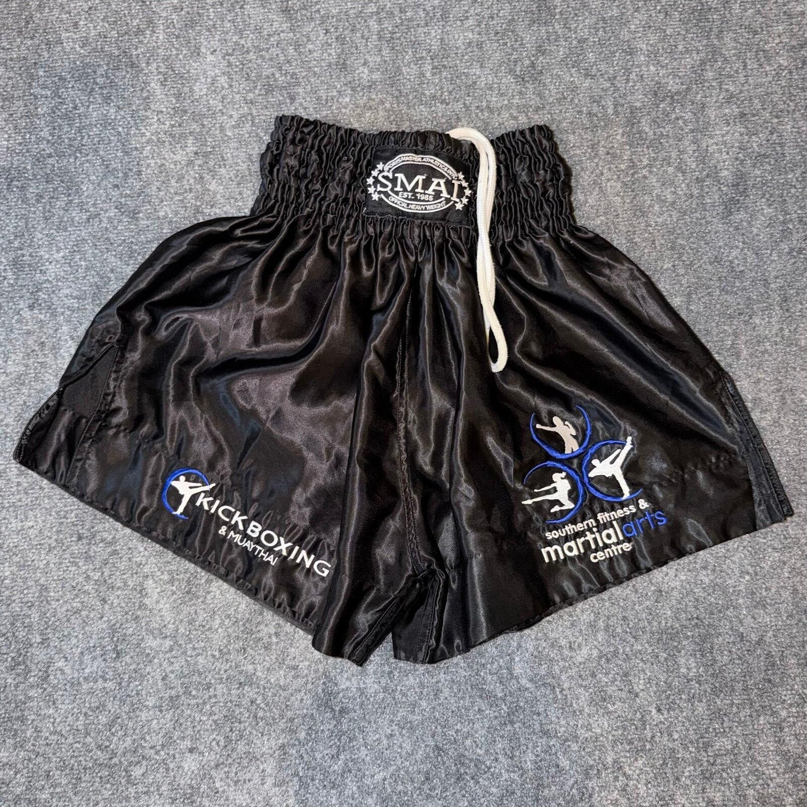 UFC Beautiful Kickboxing Black Dazzle Fight Shorts Mens LG Vtg Size US 34 / EU 50 - 1 Thumbnail