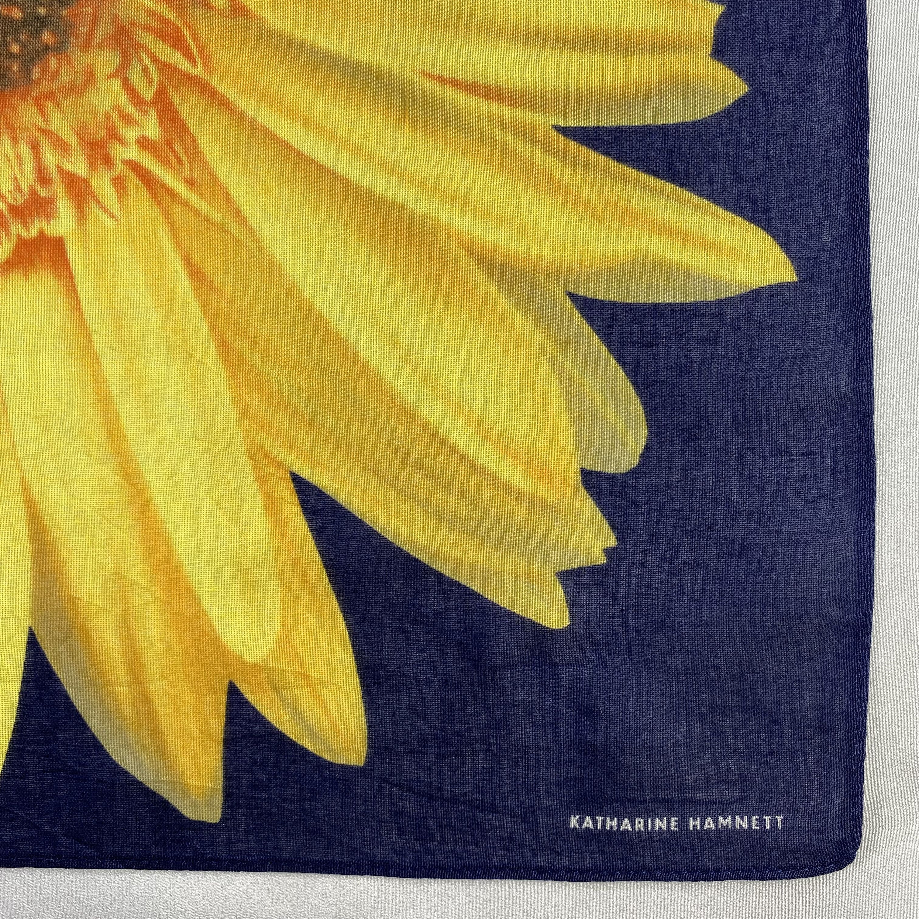Katharine Hamnett London × Vintage Katharine Hamnett Bandana/ Handkerchief / Neckerchief-1358 Size ONE SIZE - 3 Thumbnail