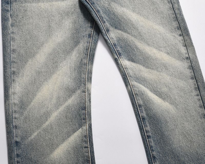 Japanese Brand American high street style washed distressed blue jeans Size US 32 / EU 48 - 4 Thumbnail