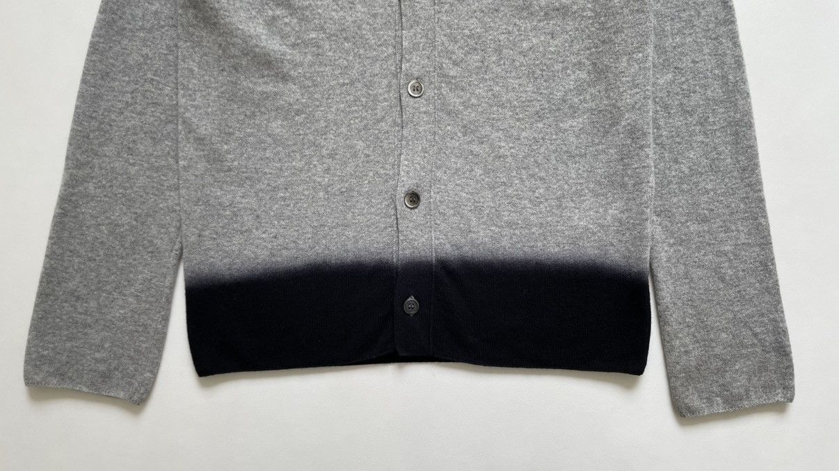 Comme des Garcons Gray / Black Dip Dyed Hem Cardigan Size US M / EU 48-50 / 2 - 5 Thumbnail