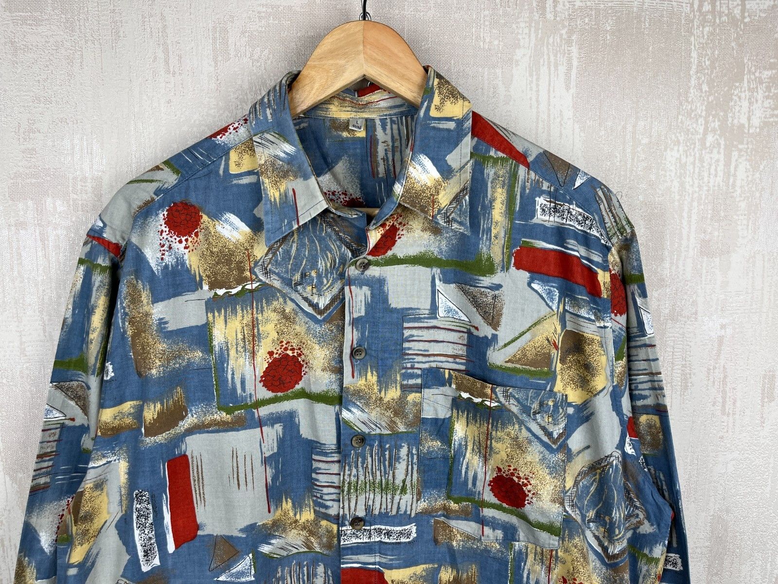 C&A 90's Vintage C&A Abstract Party Crazy Disco Shirt Size US L / EU 52-54 / 3 - 3 Thumbnail