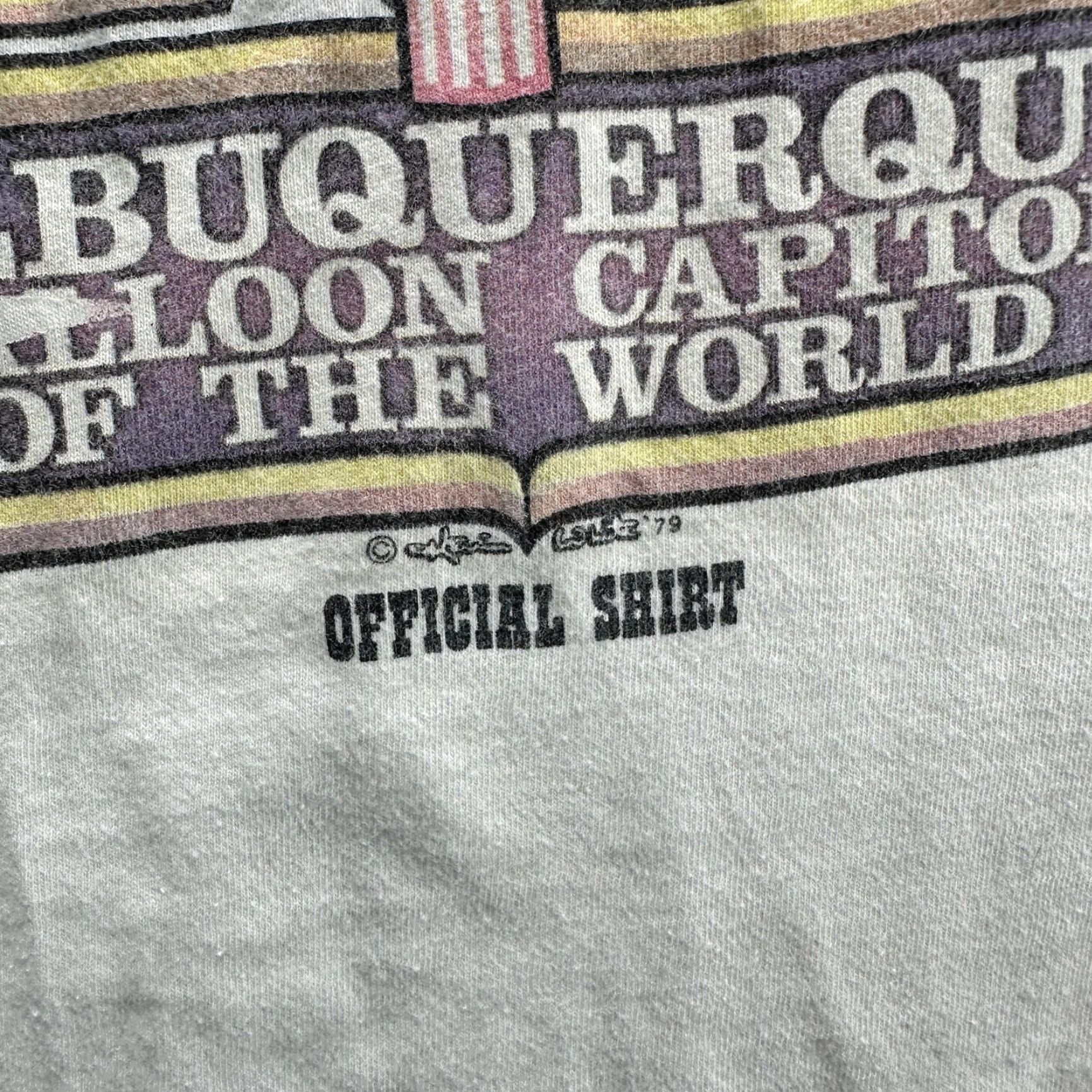 Vintage VINTAGE Albuquerque Balloon Fiesta T-Shirt Mens Small White 70s Graphic Tee Festival Travel 1979 Size US S / EU 44-46 / 1 - 6 Thumbnail