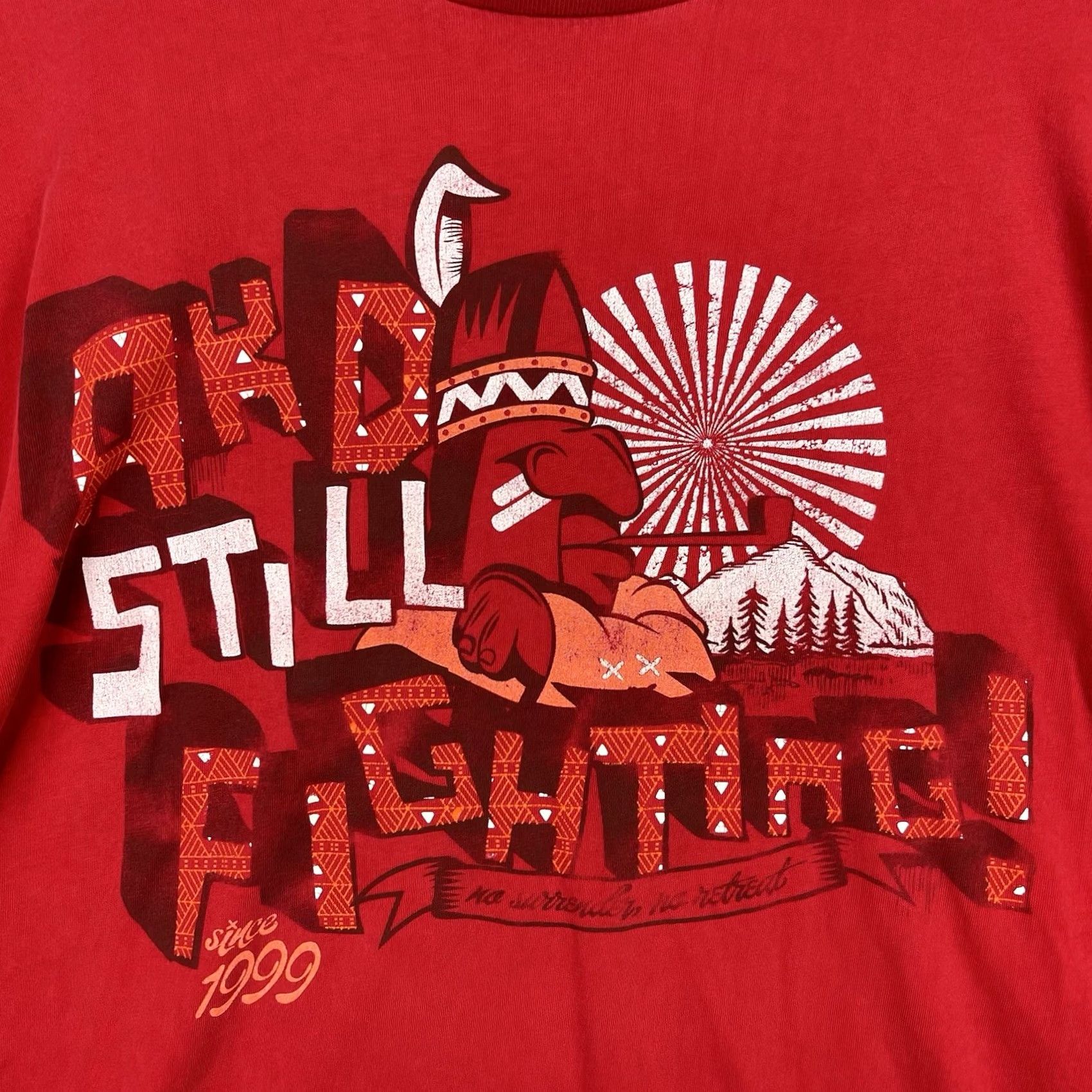 Akademiks VINTAGE Akademiks Shirt Men XL Still Fighting Hip Hop Streetwear Red Shirt Size US XL / EU 56 / 4 - 3 Thumbnail