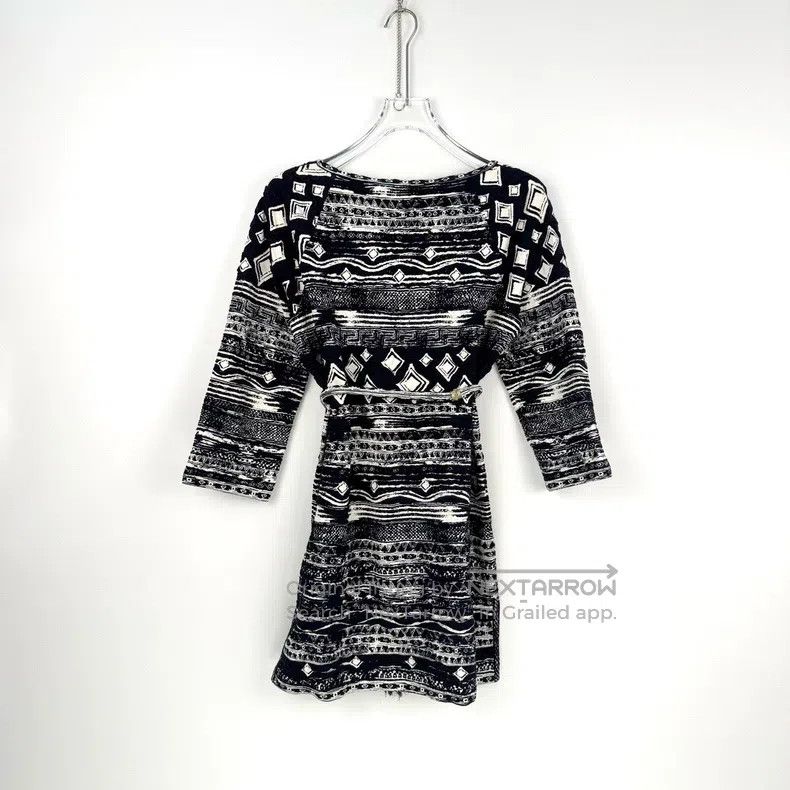 Chanel Chanel Blue and white colour-blocked Greek series knitted Size XS / US 0-2 / IT 36-38 - 4 Thumbnail