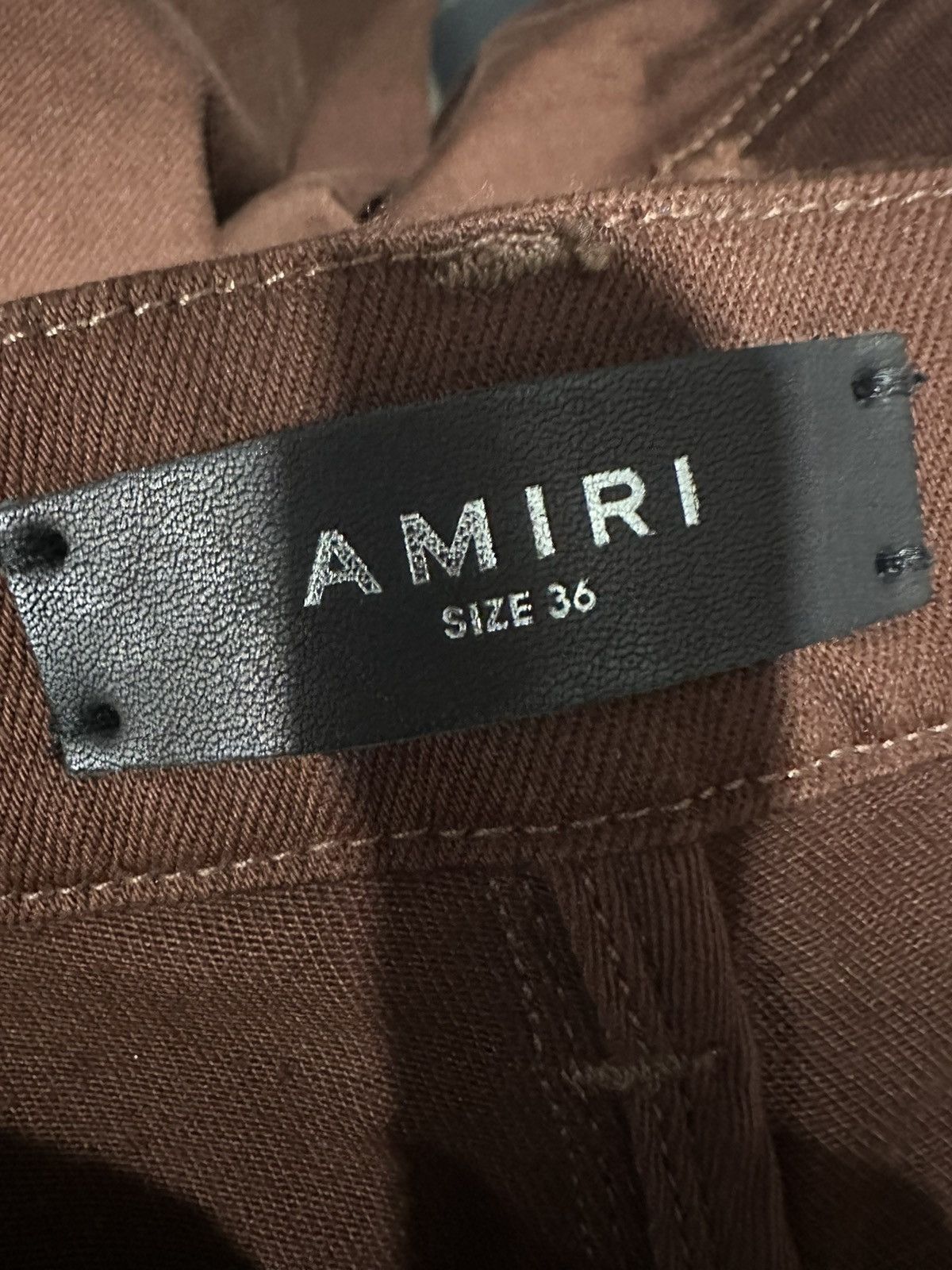 Amiri AMIRI WORKMAN BROWN JEANS Size US 36 / EU 52 - 6 Thumbnail