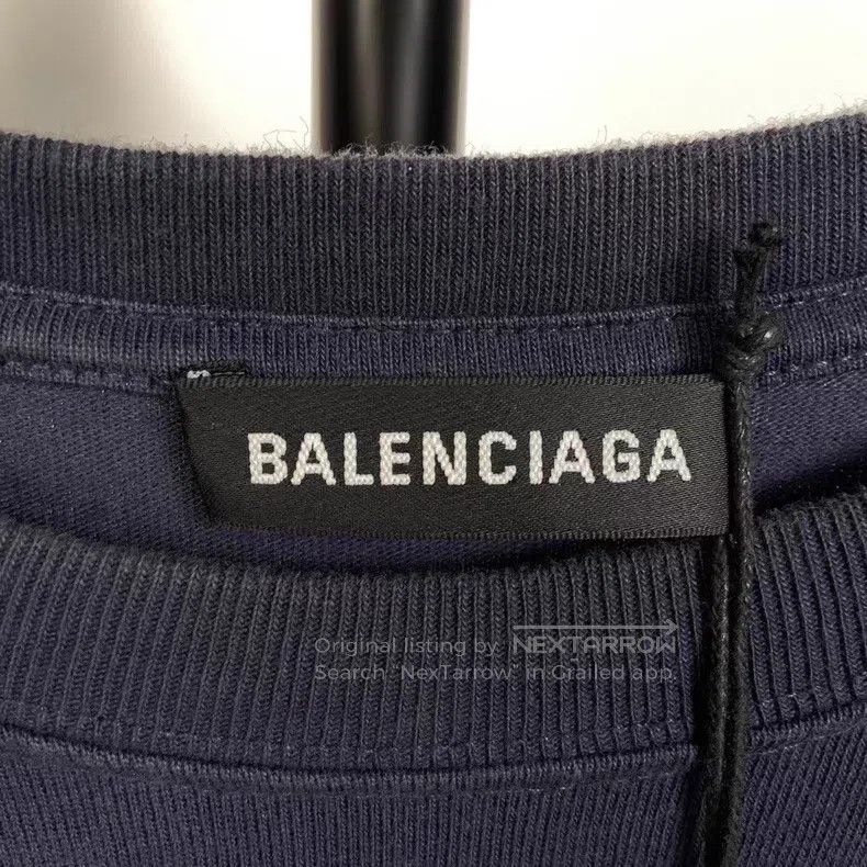 Balenciaga Balenciaga Navy Wheat Short Sleeve Size US S / EU 44-46 / 1 - 3 Thumbnail