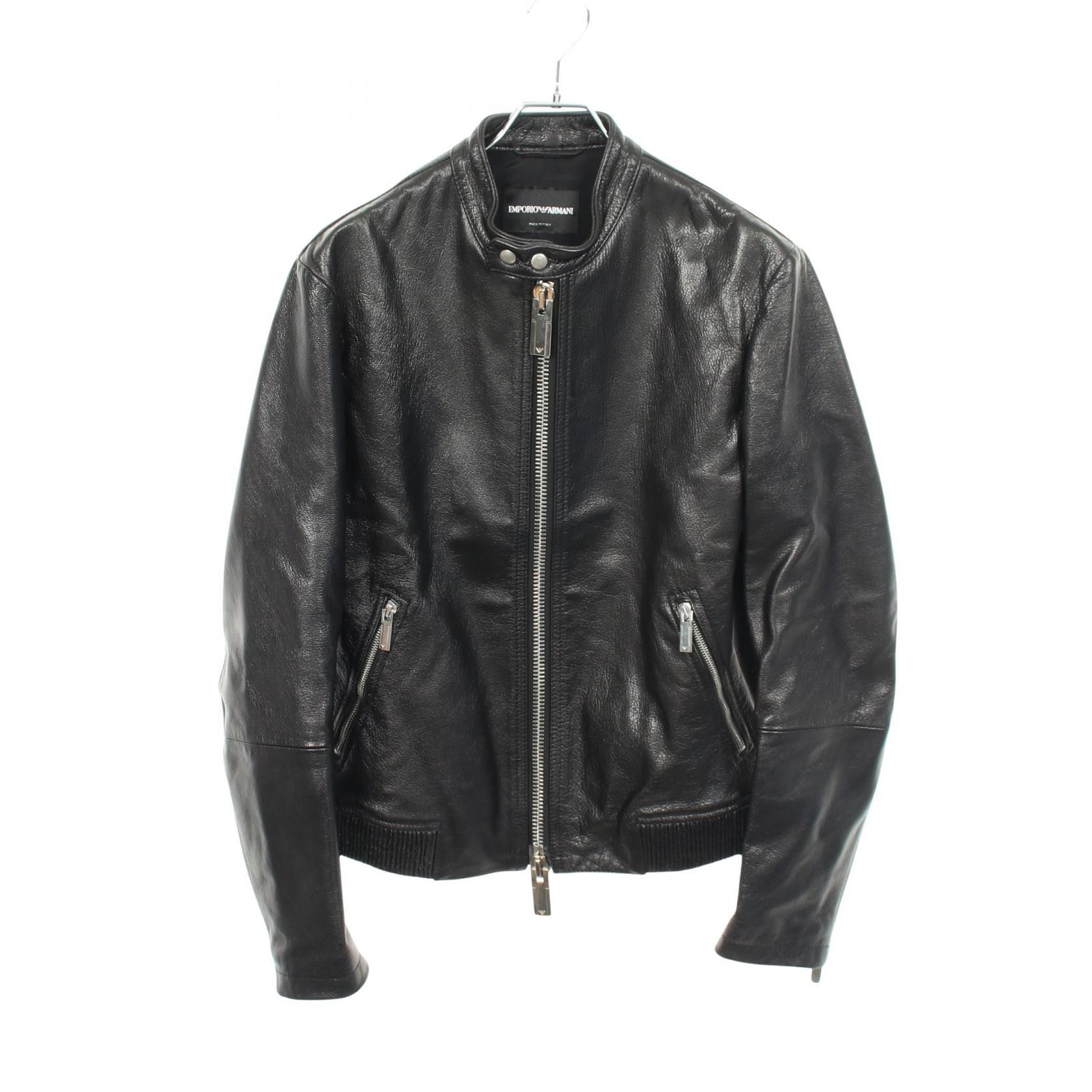 Emporio Armani Emporio Armani Emporio Armani Leather Riders Jacket