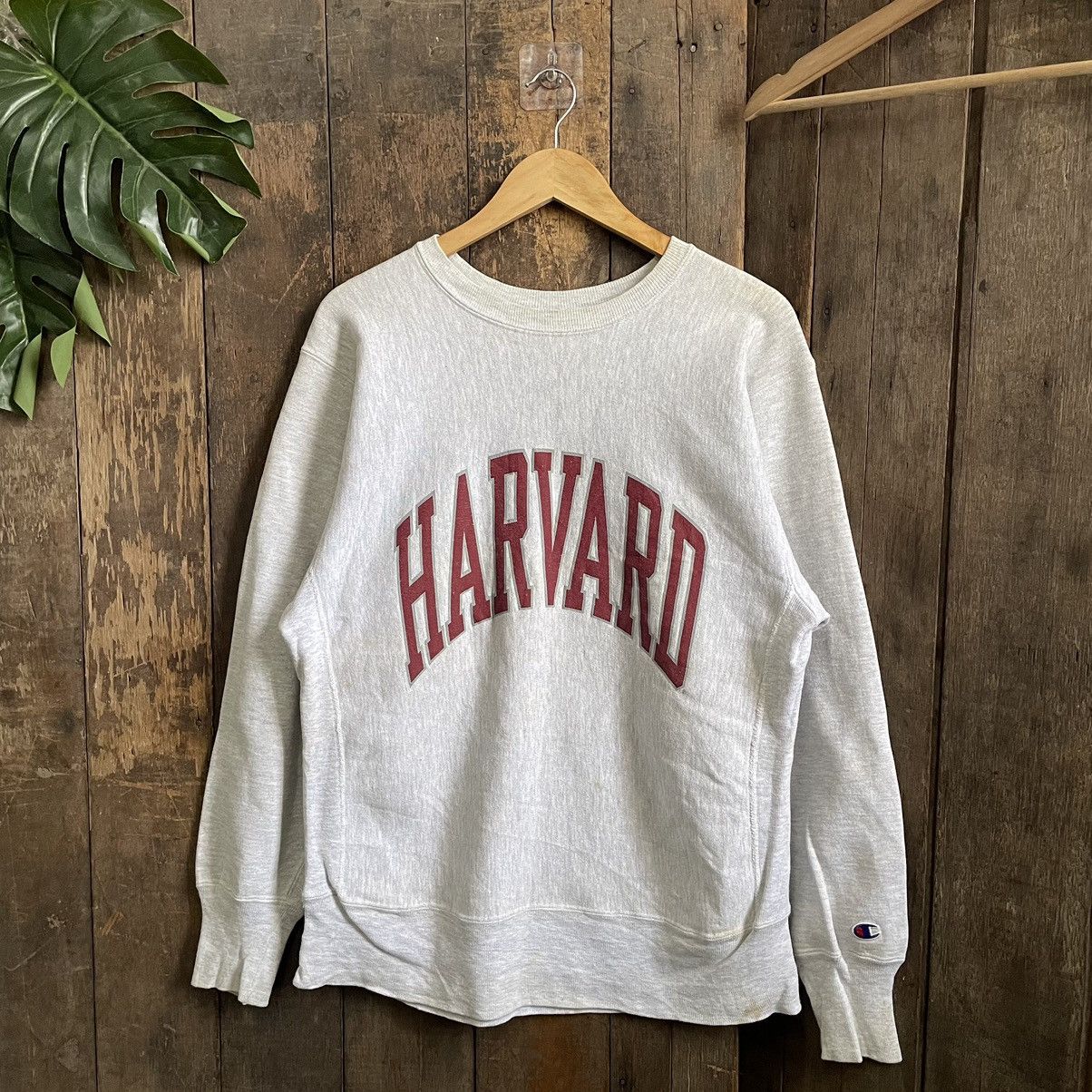 Vintage 90’s Harvard Champion Reverse Weave Sweatshirt Made In U.S.A. store Size Large