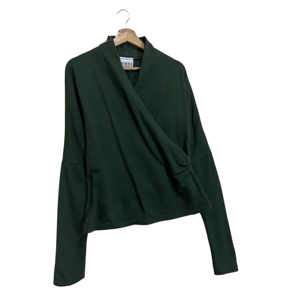 Norma Kamali Vintage 90s Norma Kamali Scallop Blouse Size M Size M / US 6-8 / IT 42-44 - 3 Thumbnail