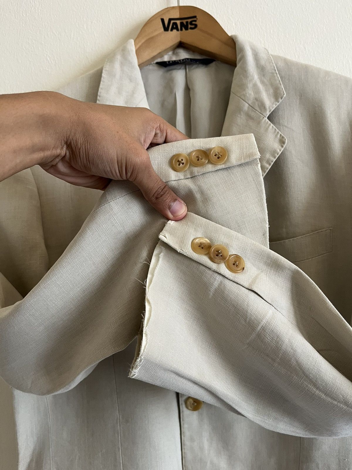 Polo Ralph Lauren × Ralph Lauren Polo Ralph Lauren Blazer Distressed Rare Size L / US 10 / IT 46 - 7 Thumbnail