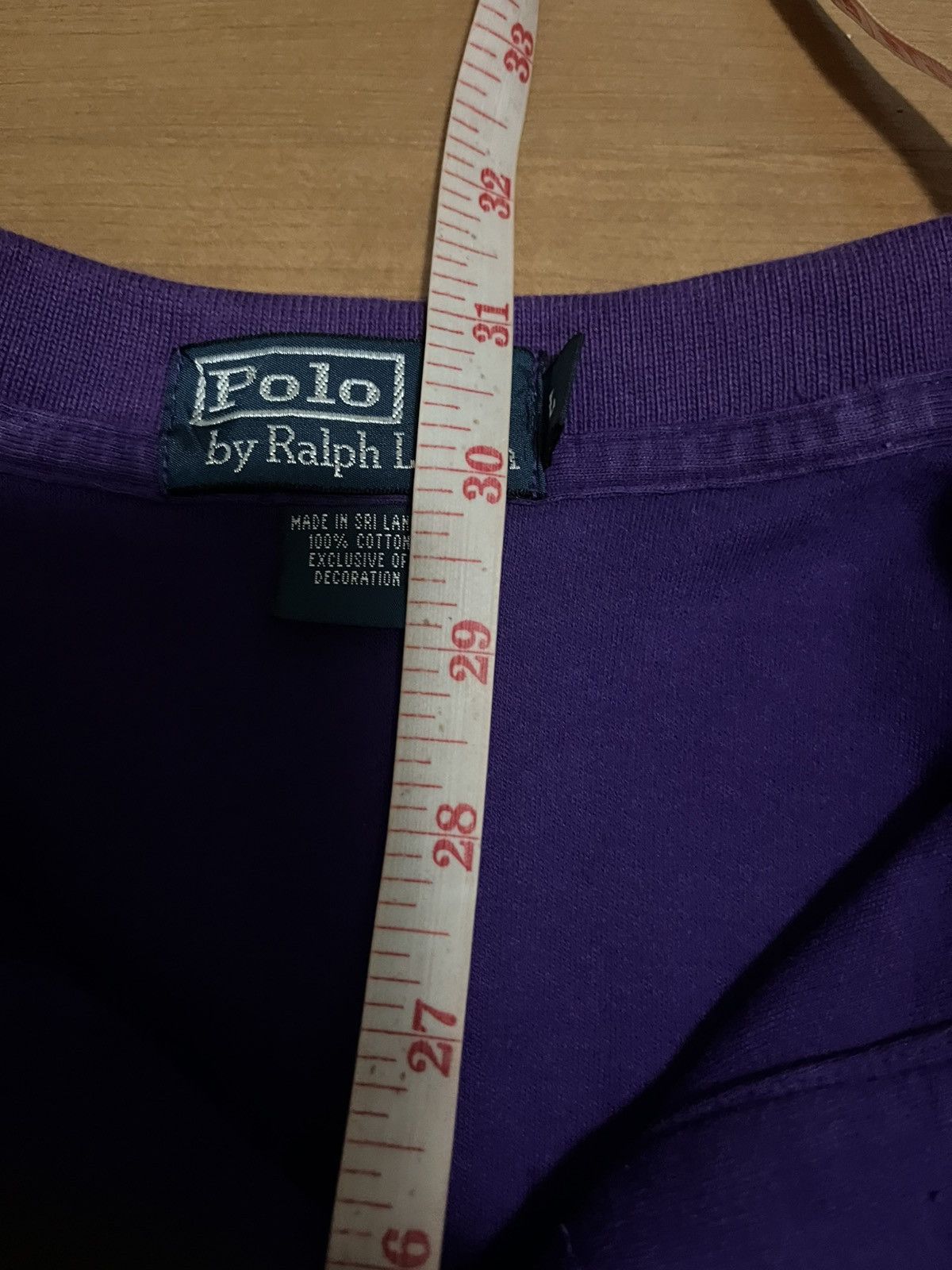 Polo Ralph Lauren Vintage Polo Ralph Lauren Purple Polo Shirt (Sz L) Size US L / EU 52-54 / 3 - 9 Thumbnail