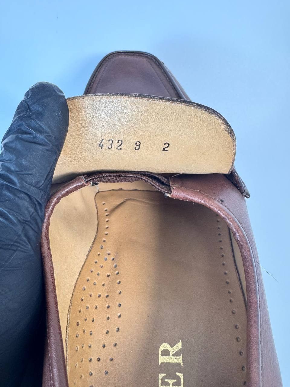 Barker BARKER Wesley Loafers Brown Leather Dress Shoes US 10 Size US 10 / EU 43 - 5 Thumbnail