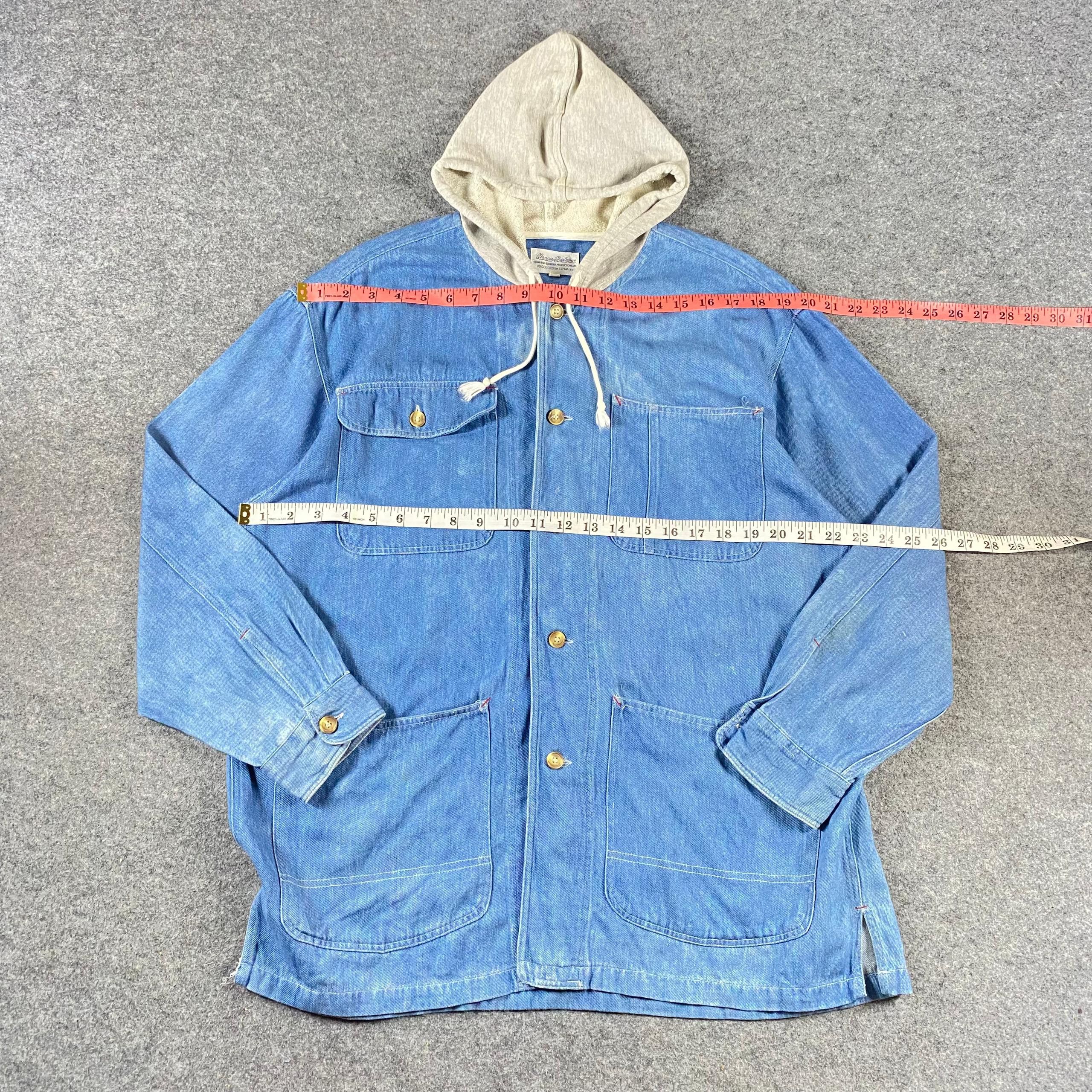 Japanese Brand Vintage Hana Barbara Ricky Race Denim Hoodies Jacket Size US L / EU 52-54 / 3 - 6 Thumbnail