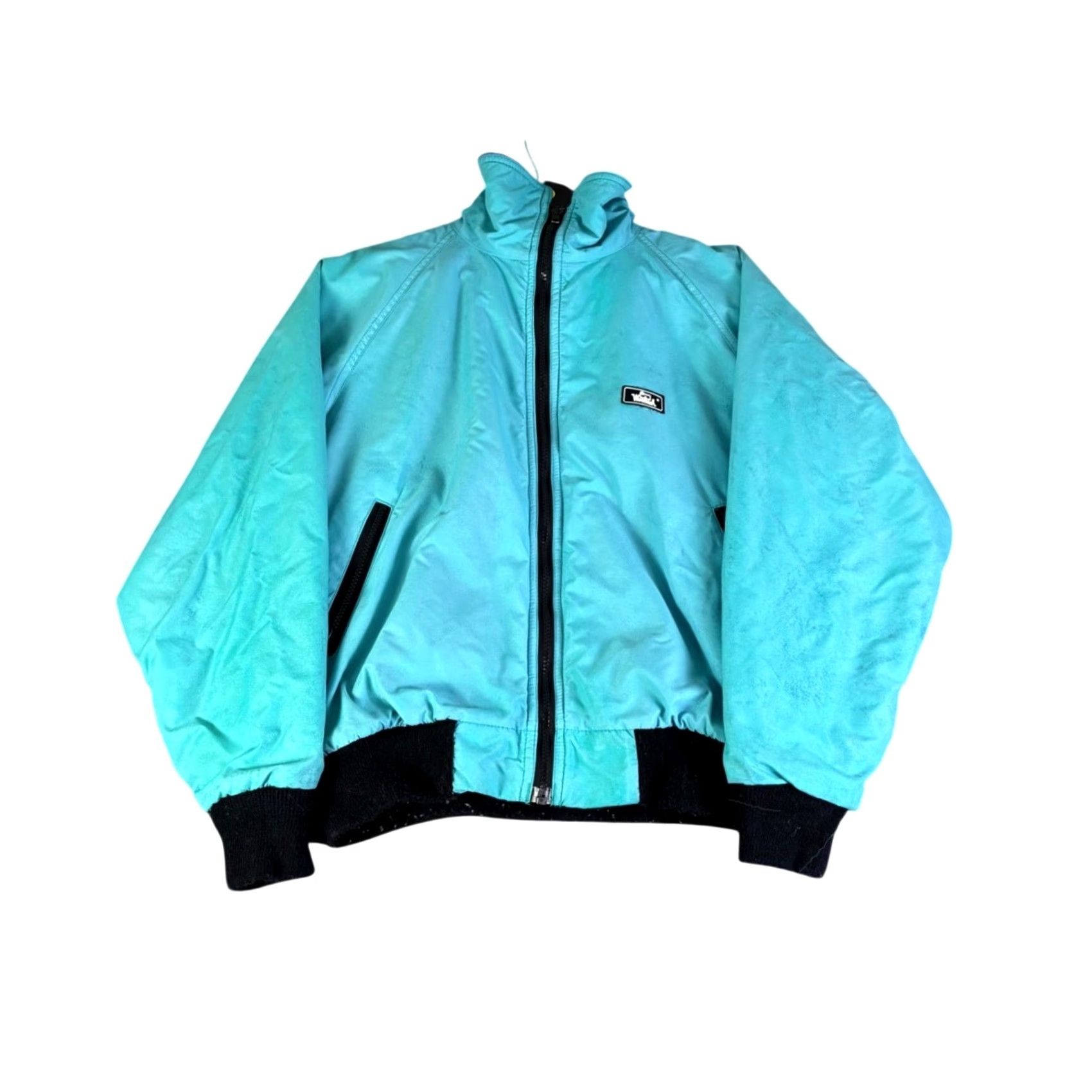 Vintage VINTAGE The Woolrich Woman Blue Jacket Zip Up Bomber Outerwear Regular Short Size M / US 6-8 / IT 42-44 - 2 Thumbnail