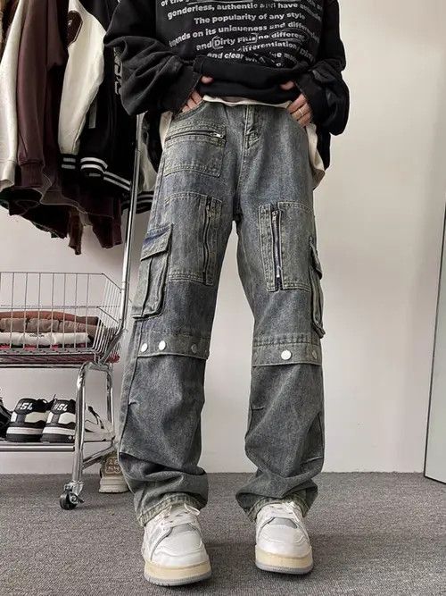 Japanese Brand Kawakami x dou High Street Vintage Loose Jeans Size US 34 / EU 50 - 7 Thumbnail