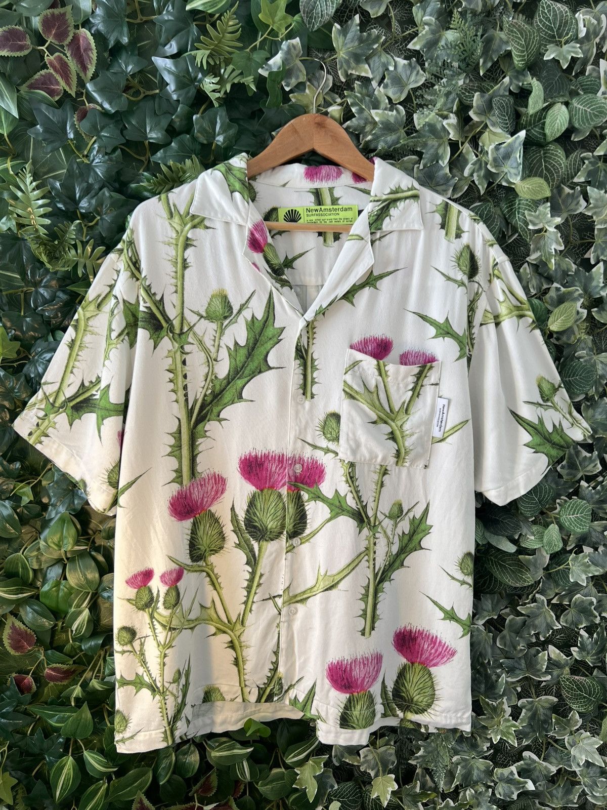 Other New Amsterdam Surf Association Botanical Camp Collar Shirt Size US L / EU 52-54 / 3 - 1 Thumbnail