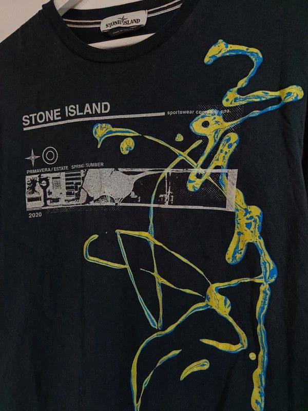 Stone Island Stone Island Long Sleeve T-Shirt Tee Graphic Print Size US L / EU 52-54 / 3 - 6 Thumbnail