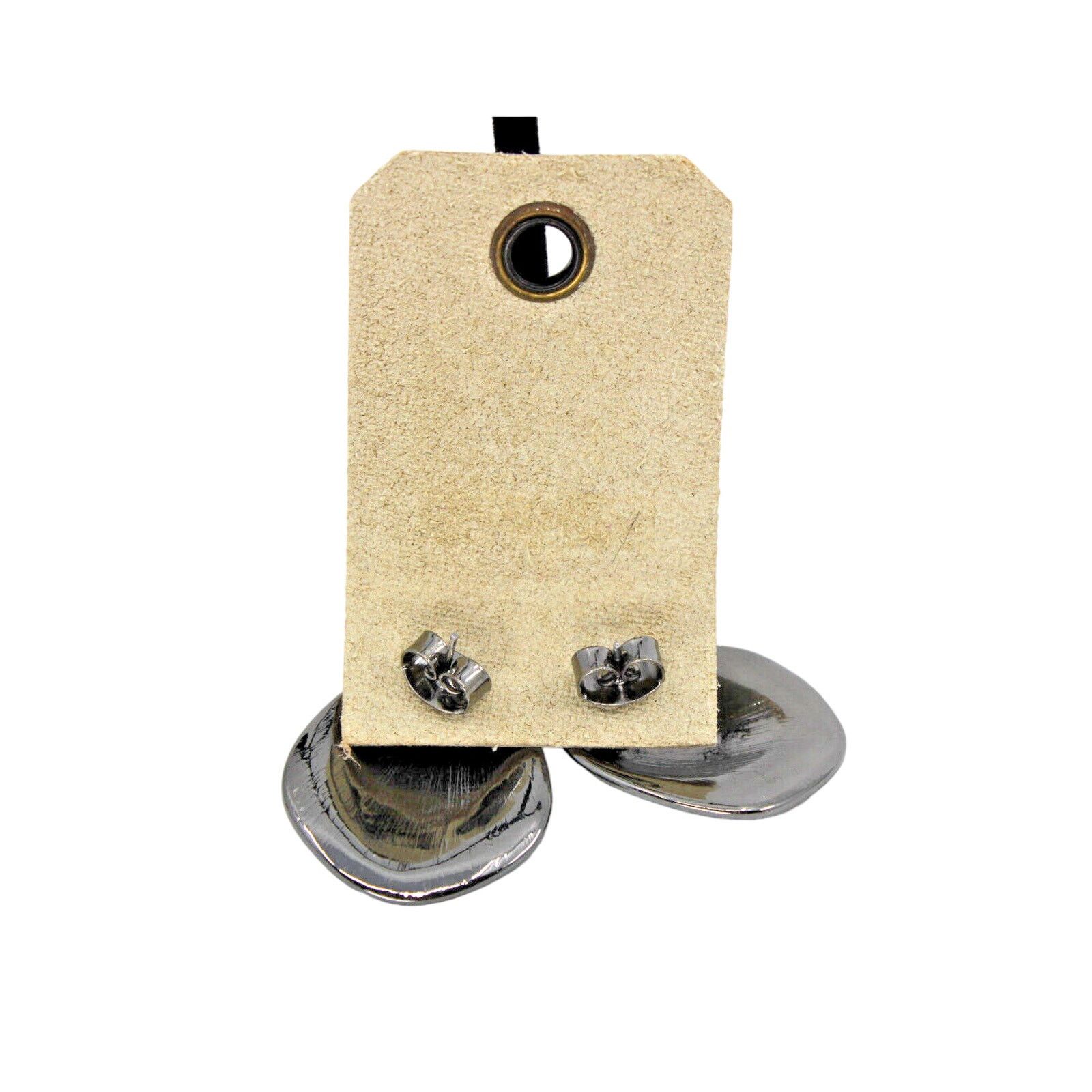 Anthropologie New Anthropologie Statement Gunmetal Crystal Earrings $48 Size ONE SIZE - 3 Thumbnail