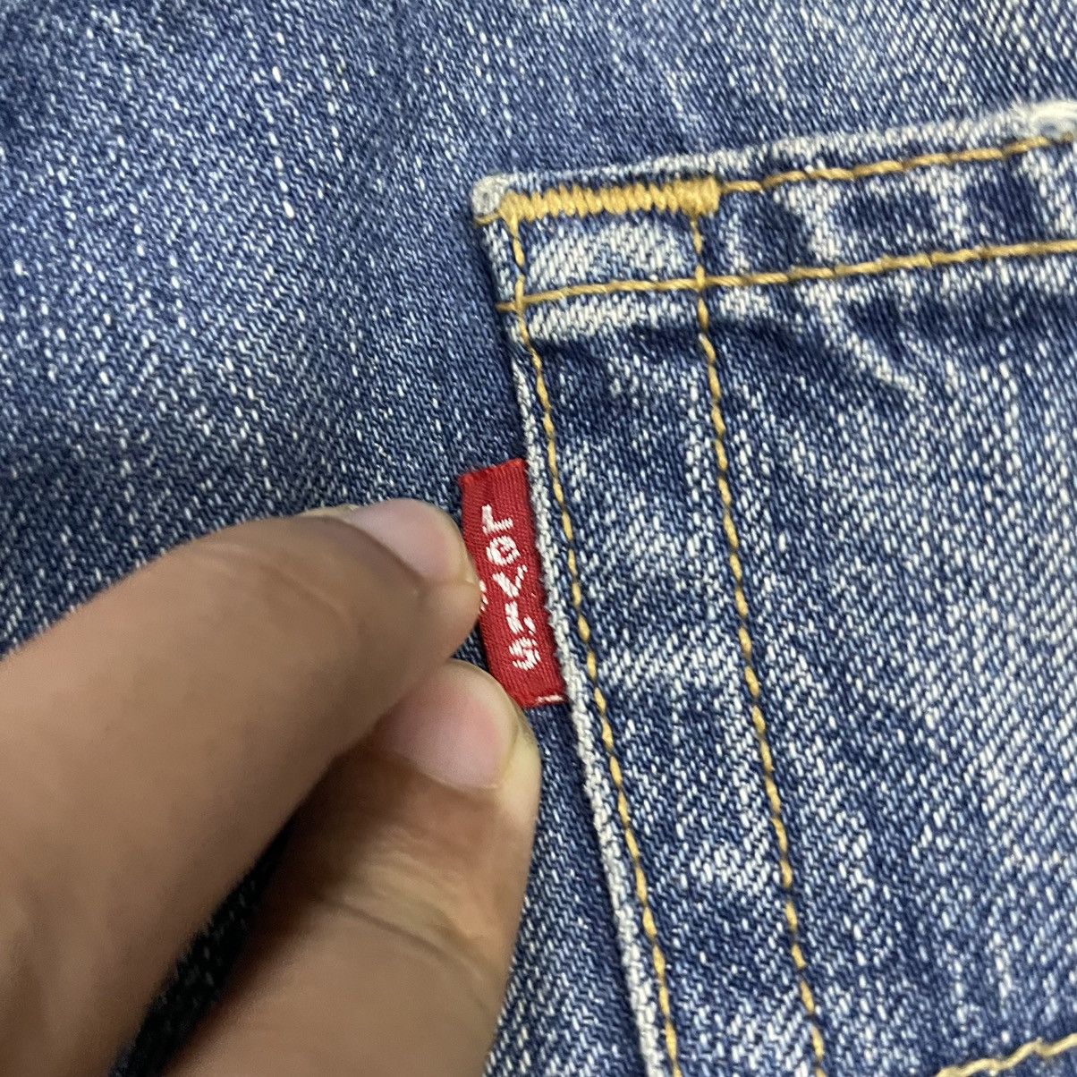 Levi's Levis 501 Distressed Faded Straight Jeans Button Fly Size US 32 / EU 48 - 20 Thumbnail