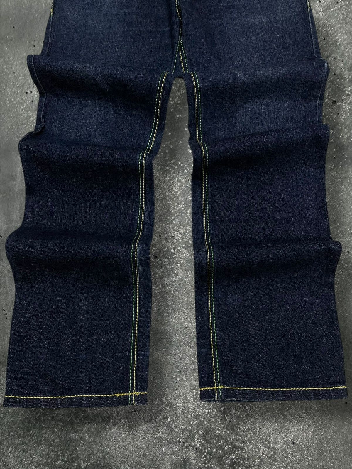 Hysteric Glamour Vintage 1990s Rare Japan Etbx Intermediate Cyberpunk Denim Size US 34 / EU 50 - 9 Thumbnail