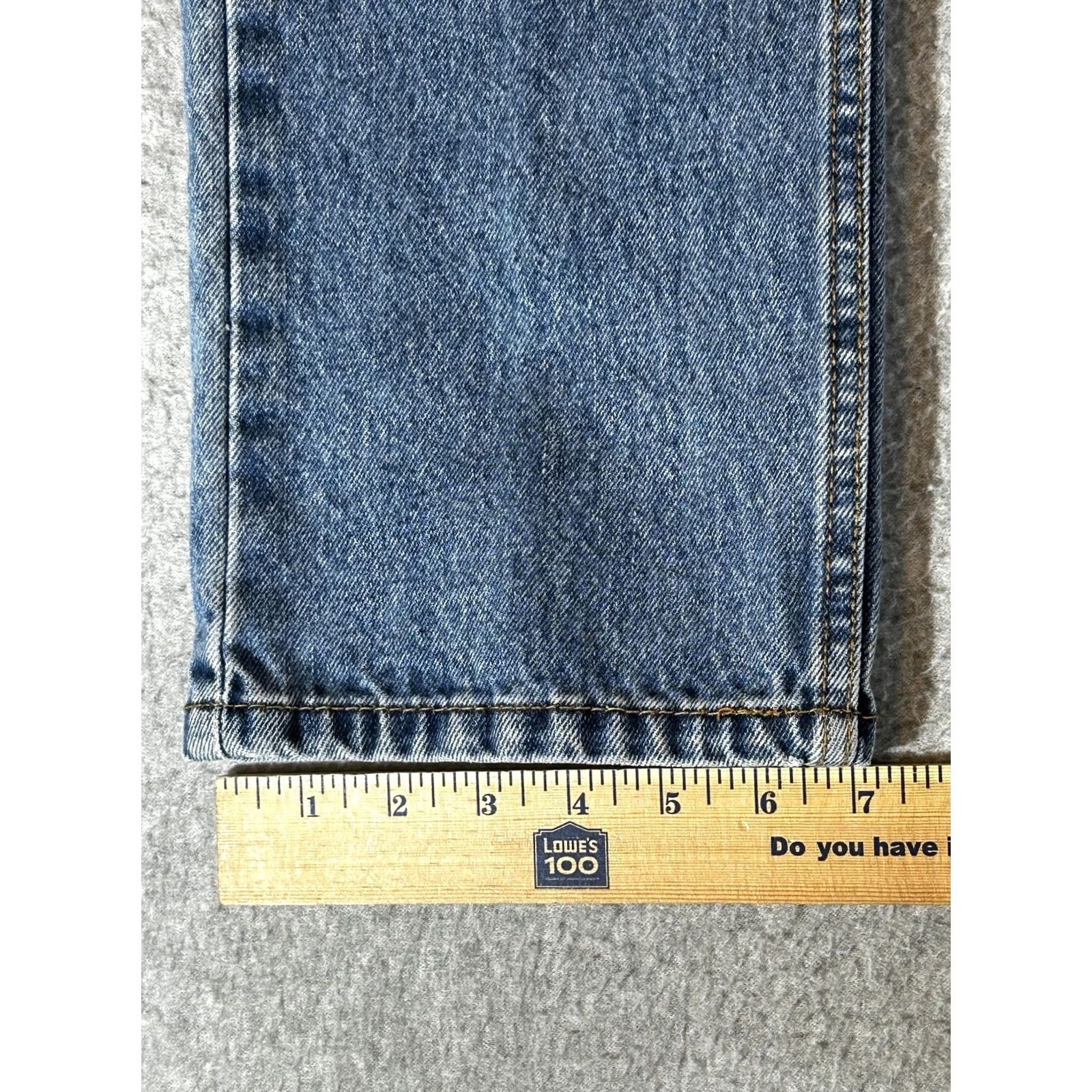 Levi's Levi's 505 Jeans Mens 30x32 Regular Straight Blue Denim Medium Wash Slim Fit? (adjusted) Size US 30 / EU 46 - 5 Thumbnail