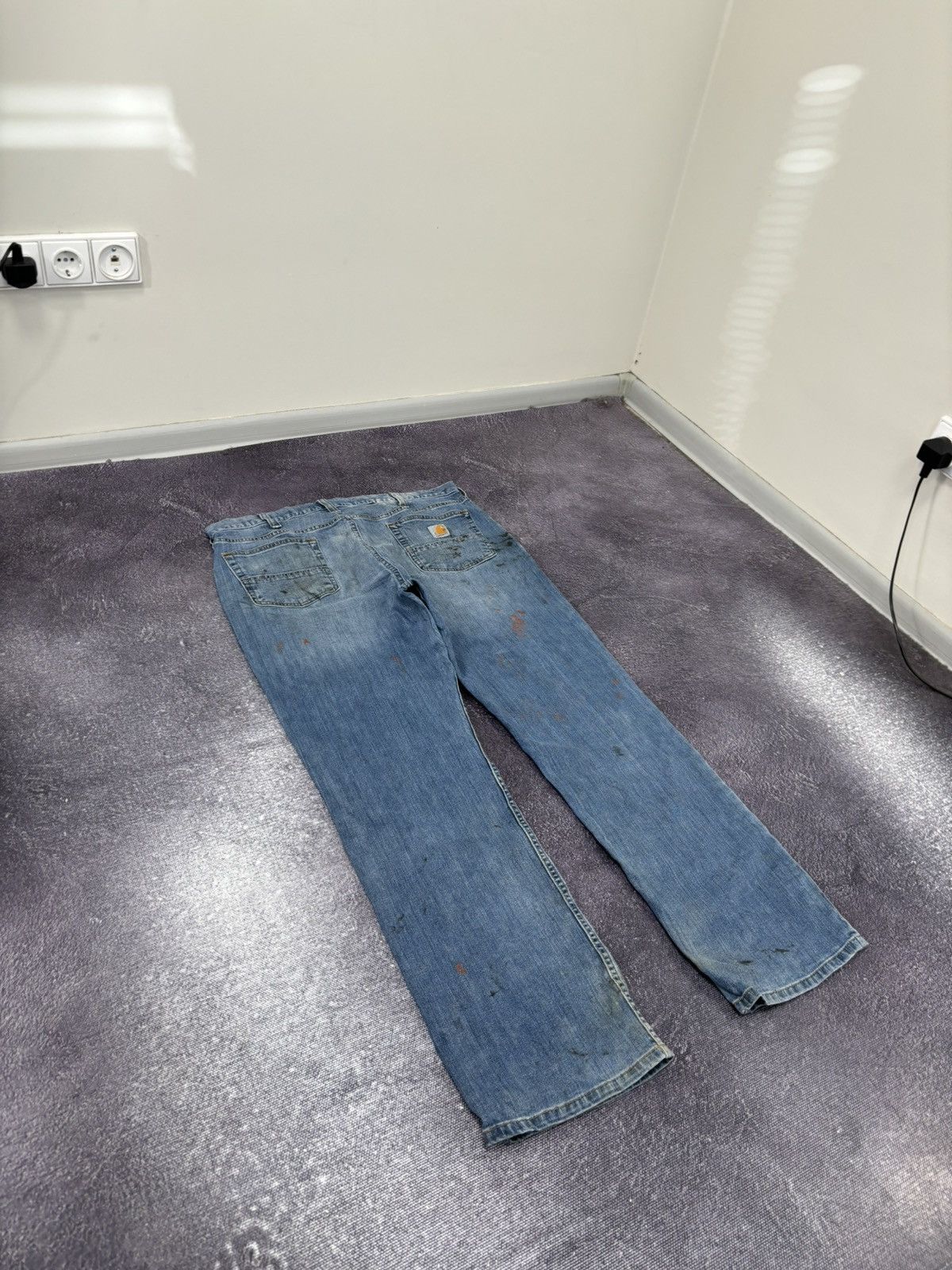 Carhartt Vintage Carhartt Y2K Faded Blue Work Hype Relaxed Fit Jeans Size US 38 / EU 54 - 2 Thumbnail