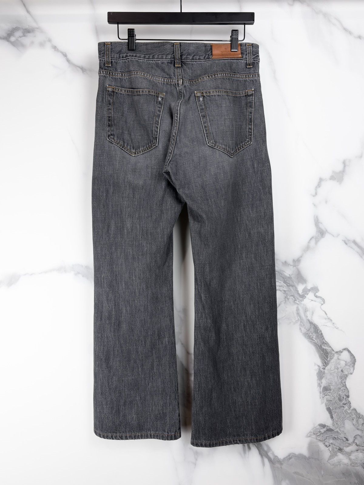 Gucci Gucci Tom Ford Vintage Gray Flared Bootcut Denim Jeans Size US 30 / EU 46 - 2 Thumbnail