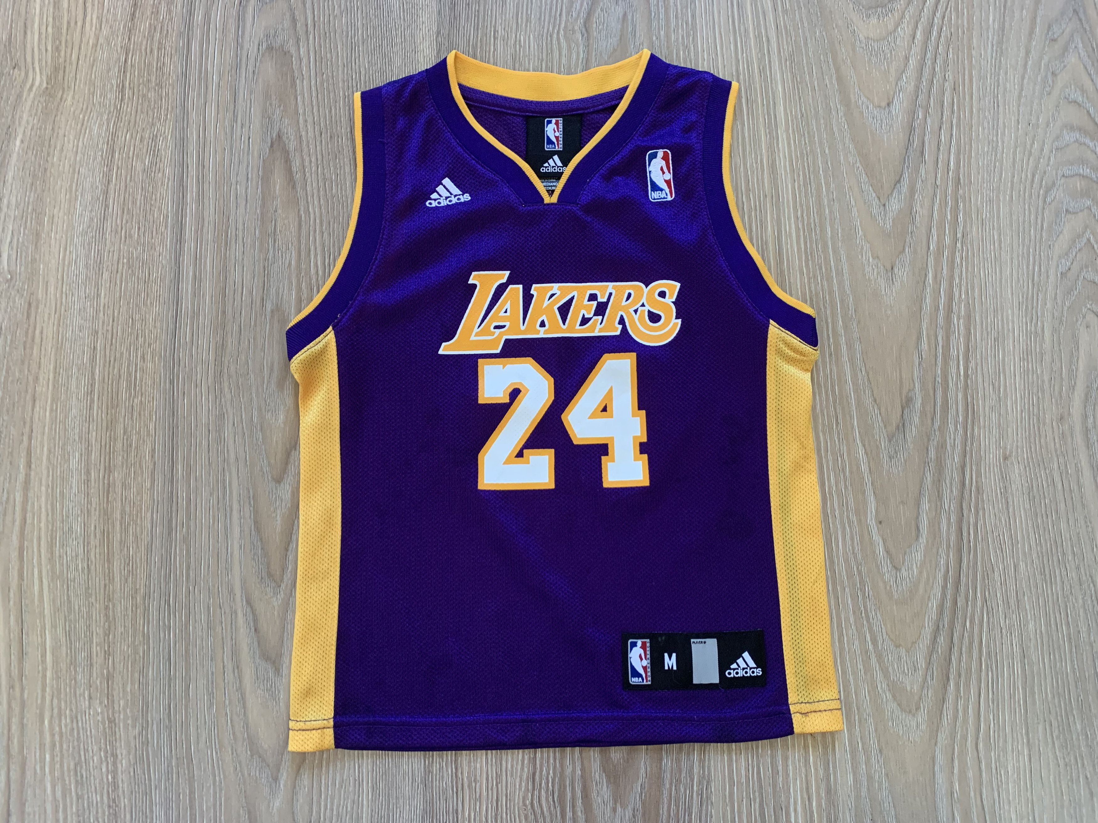Adidas Vintage Adidas Los Angeles Lakers Kids Kobe Bryant 24 Jersey Size US XXS / EU 40 - 2 Thumbnail