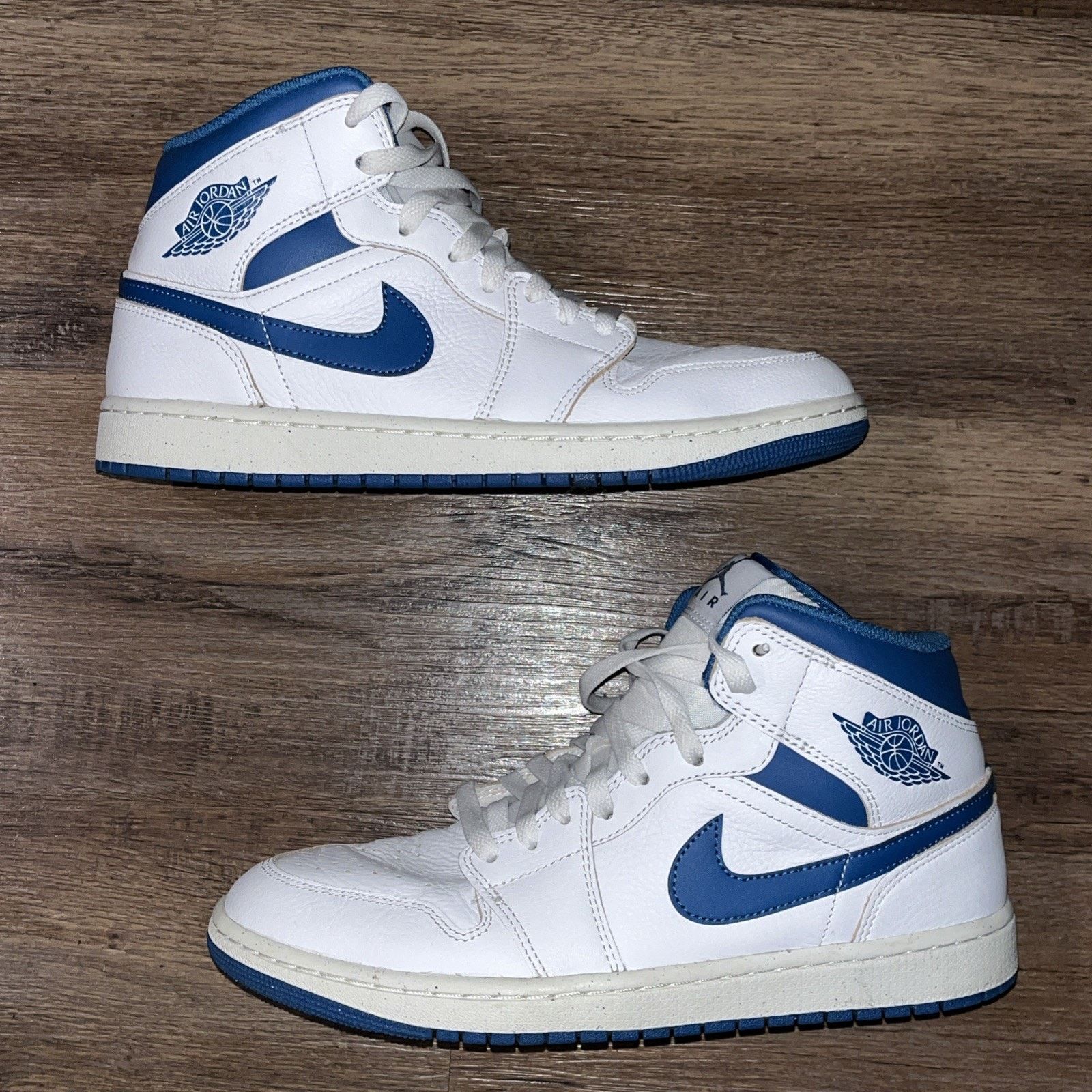 Jordan Brand × Nike Jordan 1 Mid SE Industrial Blue/White Size 10 Men's Sneakers Size US 10 / IT 40 - 1 Thumbnail