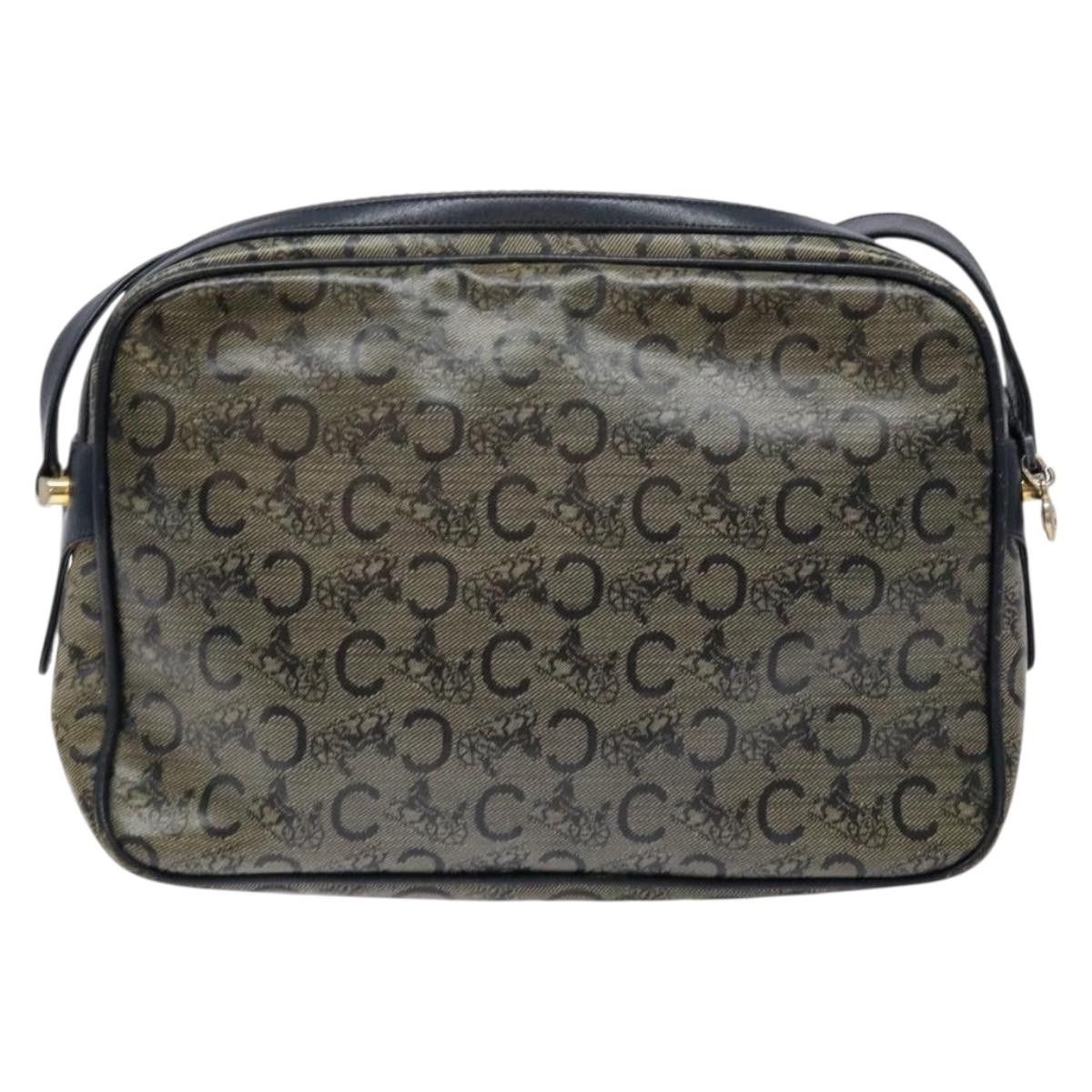 Celine CELINE C Sulky Shoulder Bag Pvc Navy Gold Size ONE SIZE - 3 Thumbnail