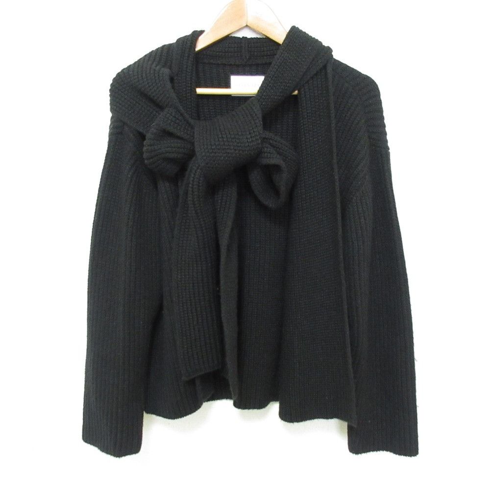Other Other SEVEN TEN by MIHO KAWAHITO Bow Tie Knit Cardigan Textile Tops DUTY FREE for USA Size ONE SIZE - 1 Thumbnail