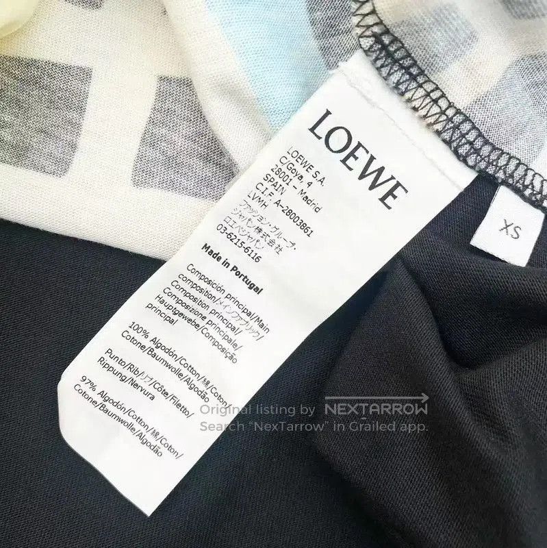 Loewe Loewe Multicolor Cotton Women's Sweatshirt . Size XS / US 0-2 / IT 36-38 - 4 Thumbnail