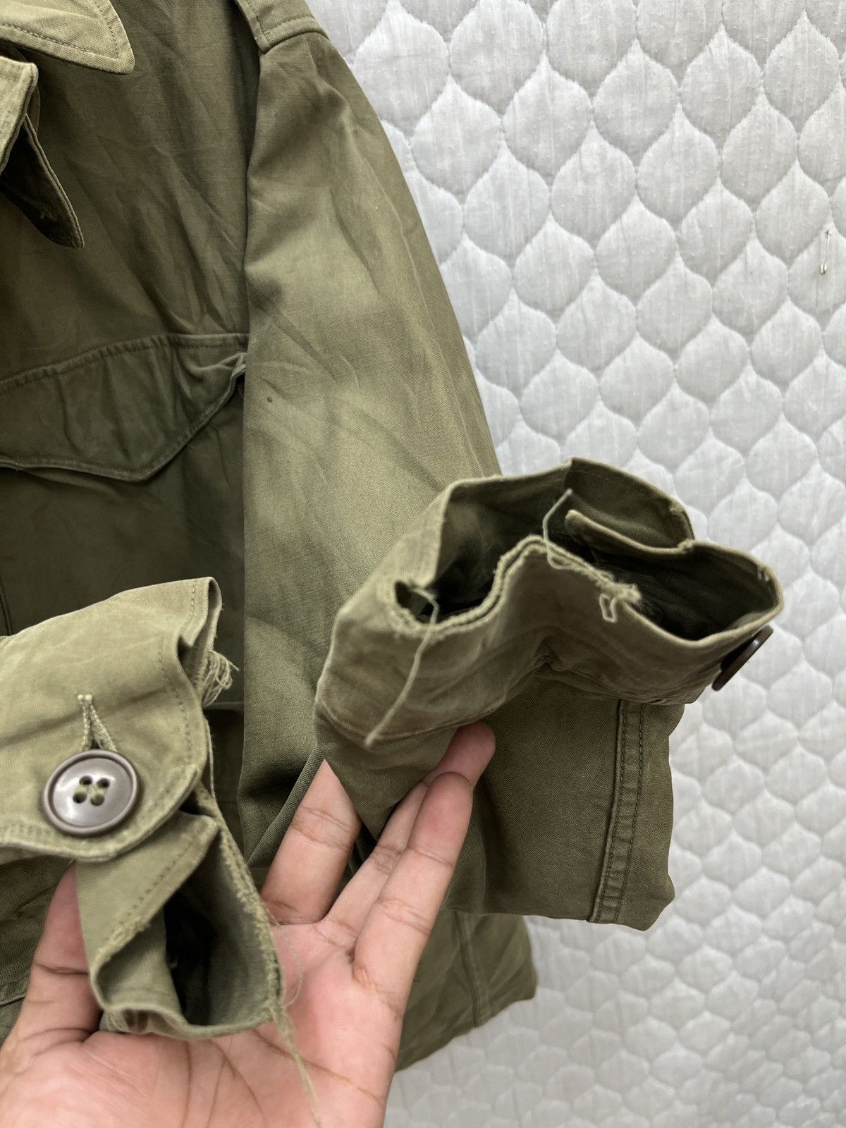 Vintage 🔥🔥🔥STEALS VINTAGE US MILITARY M43 FIELD JACKET Size US M / EU 48-50 / 2 - 14 Thumbnail