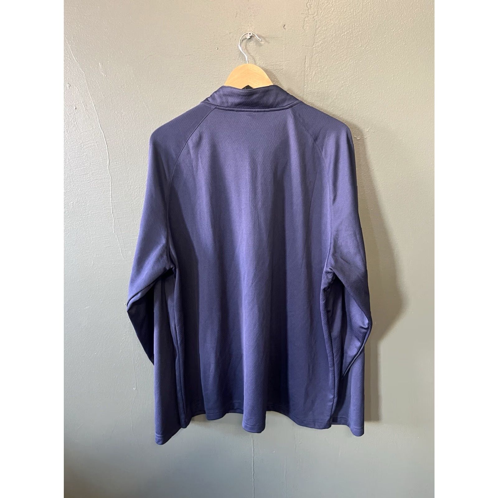 Under Armour Under Armour Mens Blue 1/4 Zip Long Sleeve Pullover Hooded Sweatshirt 2XL Size US XXL / EU 58 / 5 - 2 Thumbnail