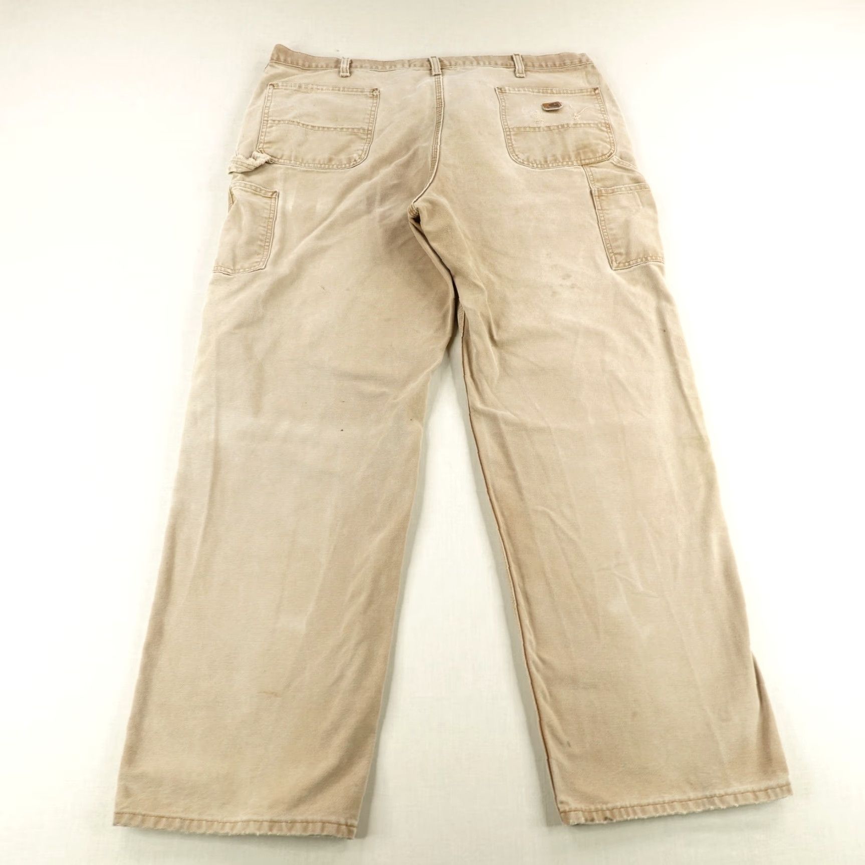 Carhartt Carhartt Pants Men's 42x34 Brown Cotton Workwear Dungaree Fit Carpenter Distressed Canvas Size US 42 / EU 58 - 4 Thumbnail