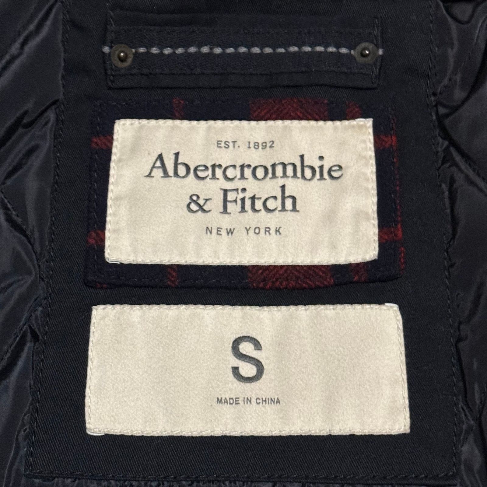 Abercrombie & Fitch Vintage Abercrombie & Fitch Plaid Wool Barn Jacket Small Size US S / EU 44-46 / 1 - 6 Thumbnail