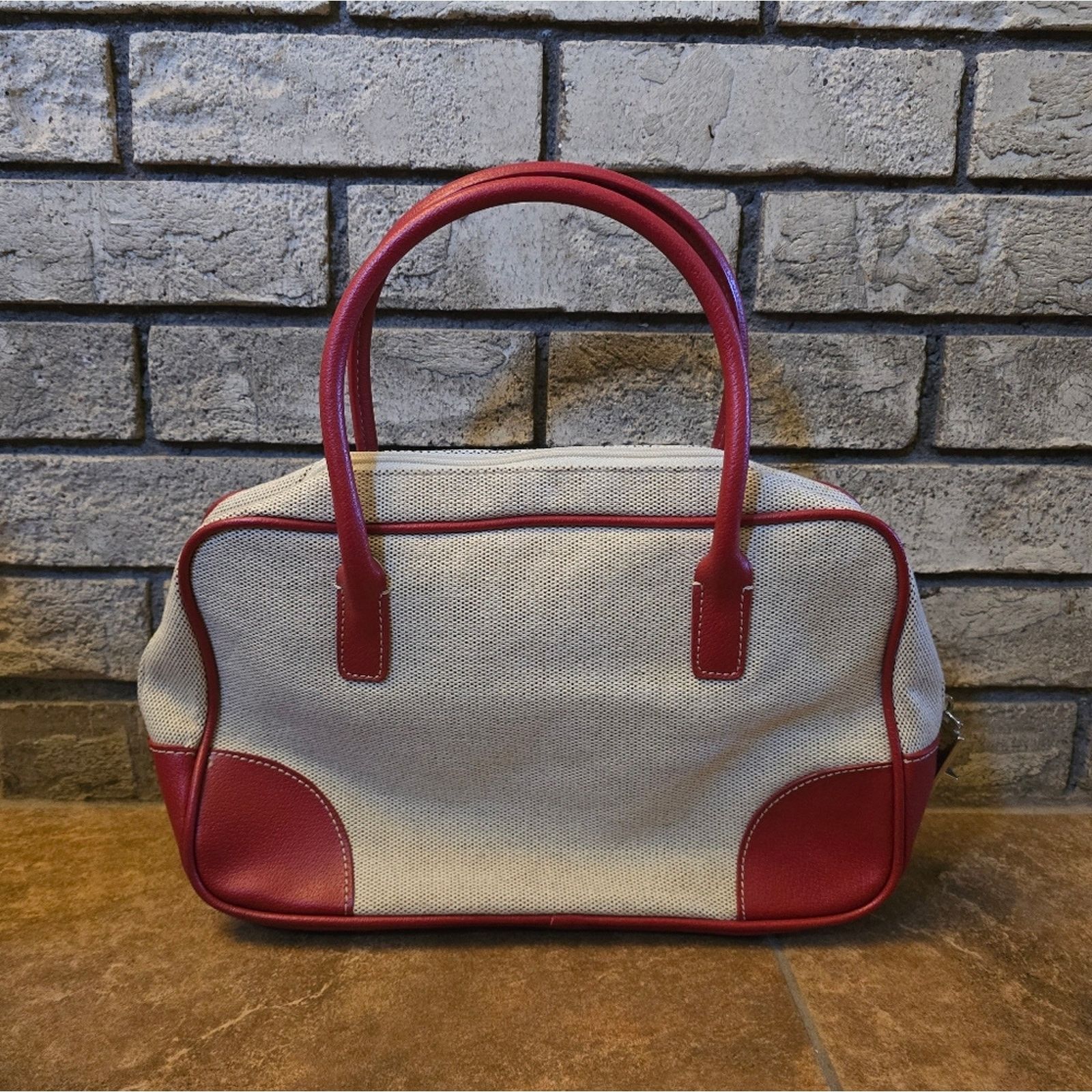 Other Red Beige | MONDANI | Leather Detailed Handbag Size ONE SIZE - 2 Thumbnail