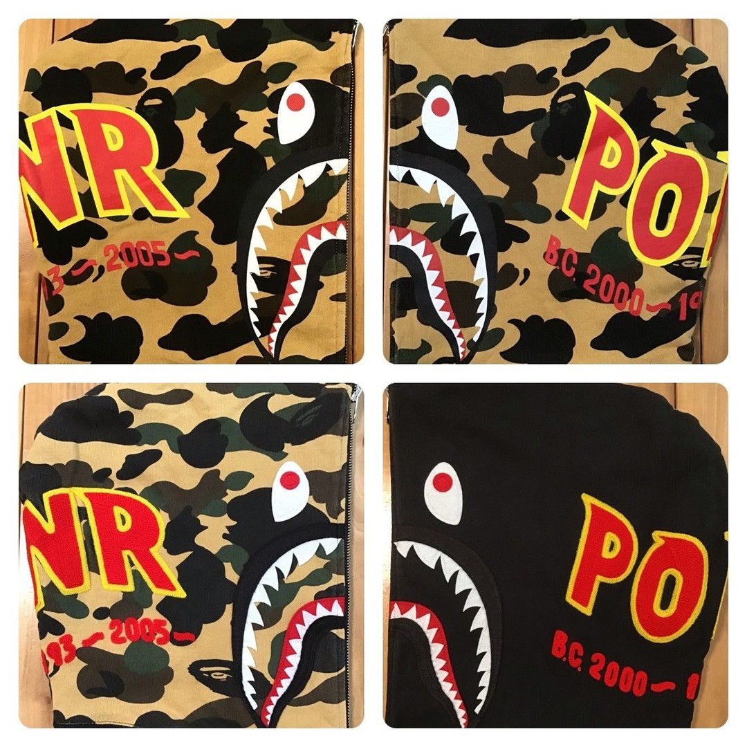 Bape 🔥Reversible🔥 BAPE camo Shark Full Zip Hoodie a bathing ape Size US M / EU 48-50 / 2 - 7 Thumbnail