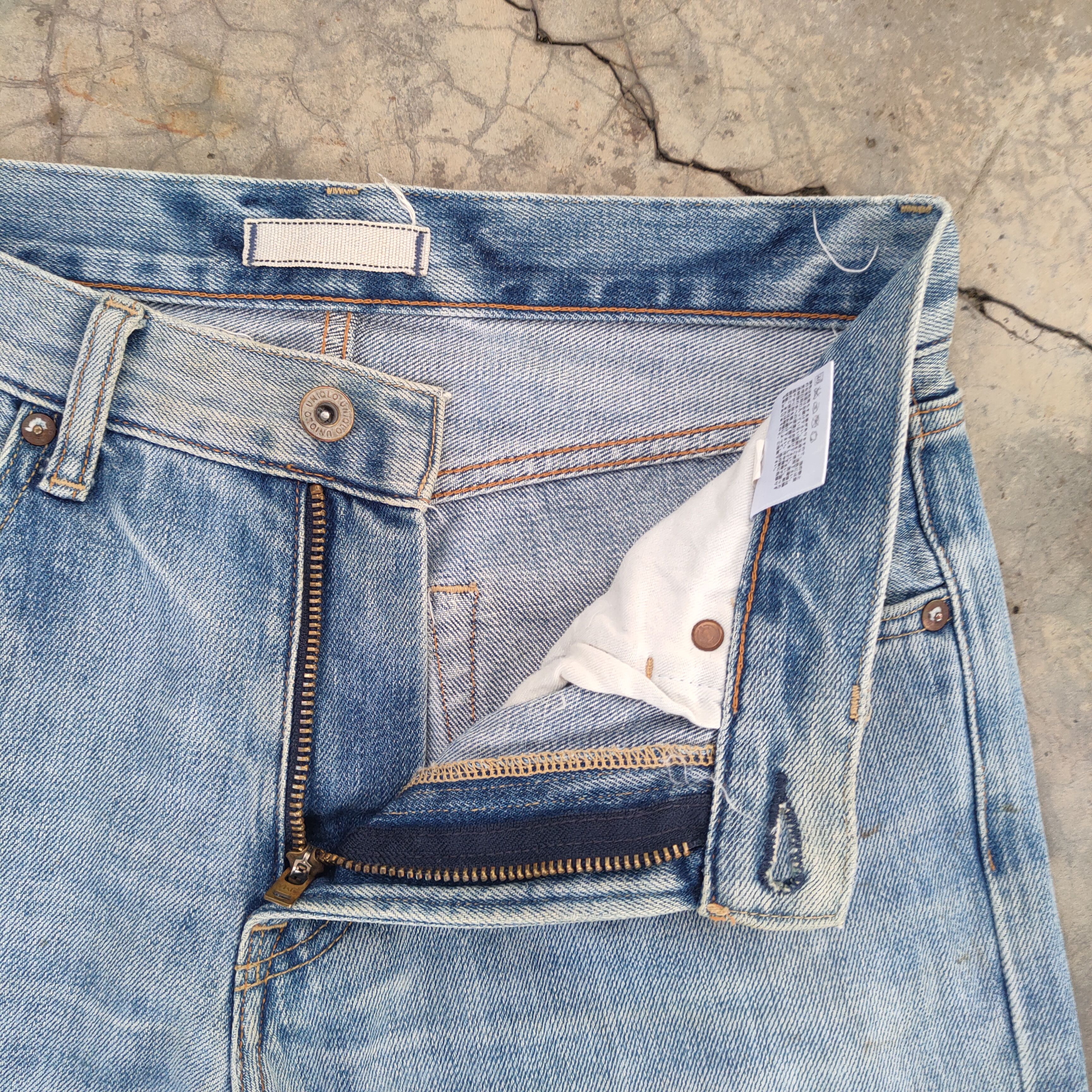 Japanese Brand VINTAGE JAPANESE FADED DISTRESSED JEANS DENIM PANTS Size US 30 / EU 46 - 6 Thumbnail