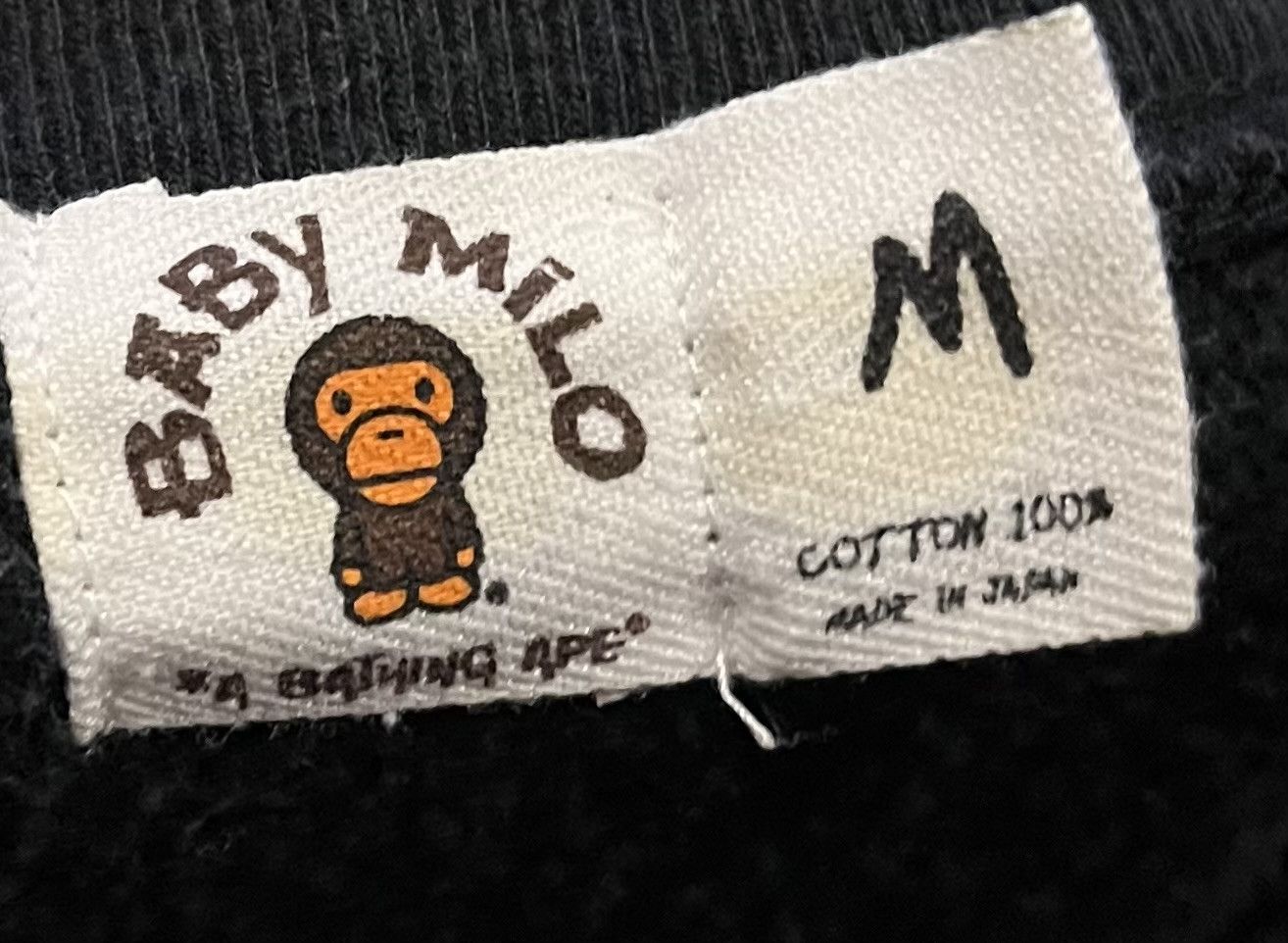 Bape Bape Baby Milo crew neck pullover sweatshirt Size US L / EU 52-54 / 3 - 4 Thumbnail
