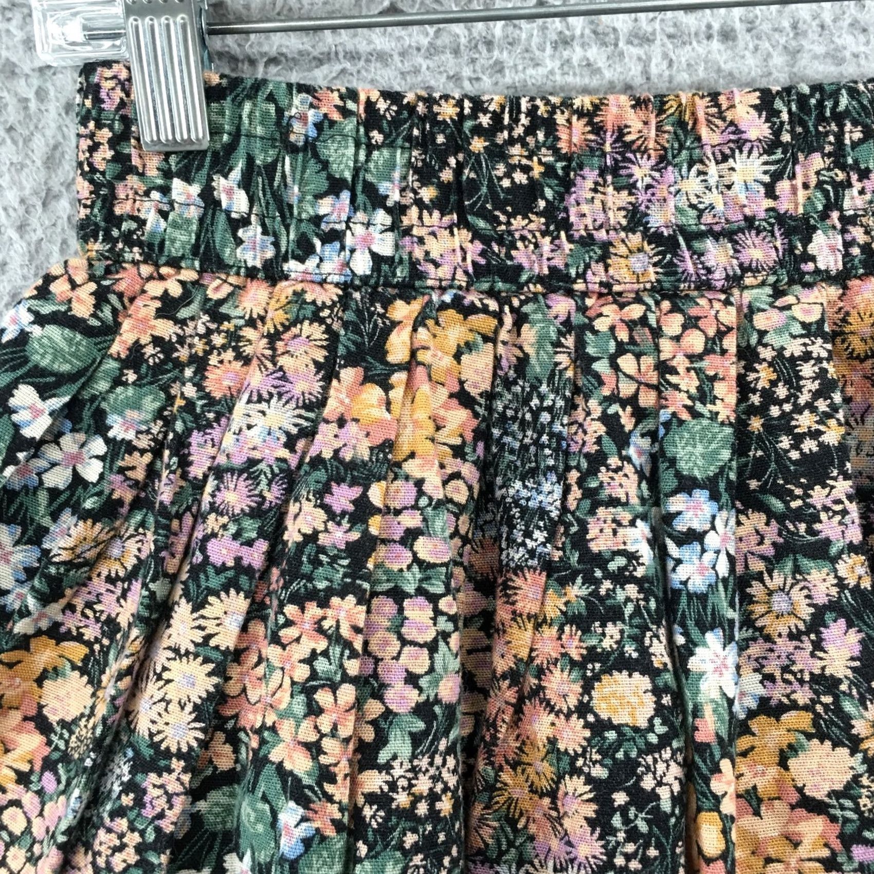 American Eagle Outfitters American Eagle Outfitters Skirt Womens M Multicolor Floral Elastic A-Line Short, Middle Rise, Lightweight, 28X25 Size 32" / US 10 / IT 46 - 3 Thumbnail