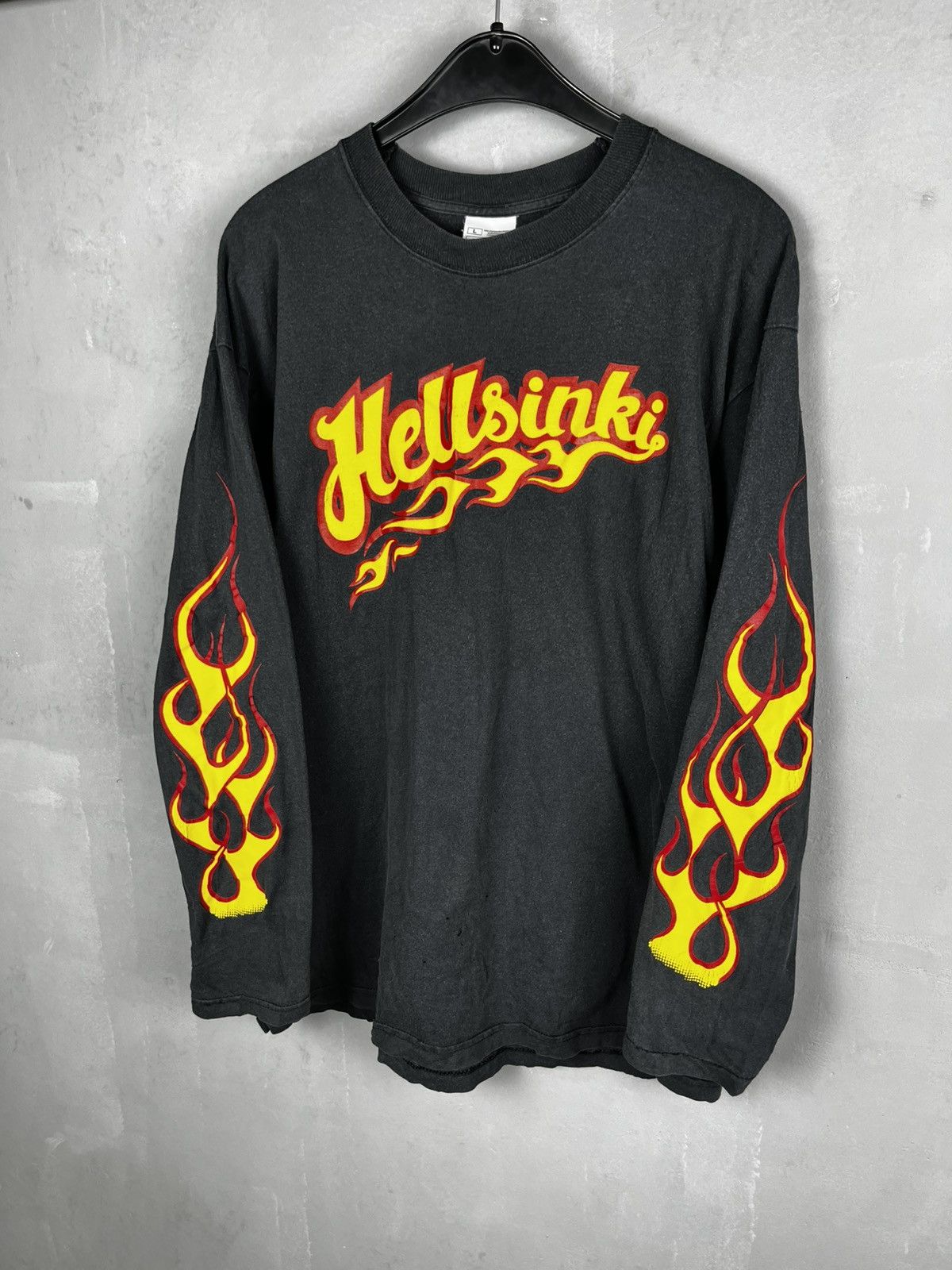 Vintage Hellsinri long sleeve Harley Davidson style Size US L / EU 52-54 / 3 - 1 Thumbnail
